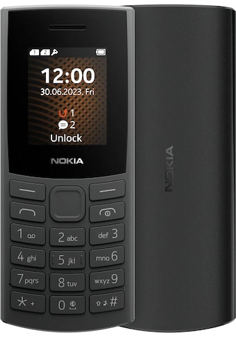 Handy »105 4G Edition 2023 Mobiltelefon«, Charcoal, 4,57 cm/1,8 Zoll