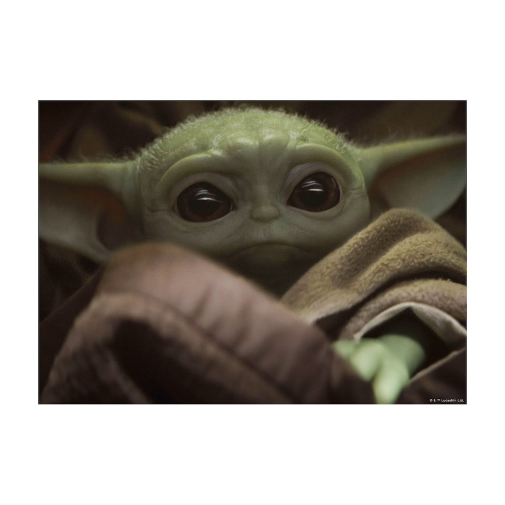 Komar Wandbild »Mandalorian The Child Cute Face« Disney-Star Wars (1 St.) 50 x 40 cm (Breite x Höhe) 1 Teil