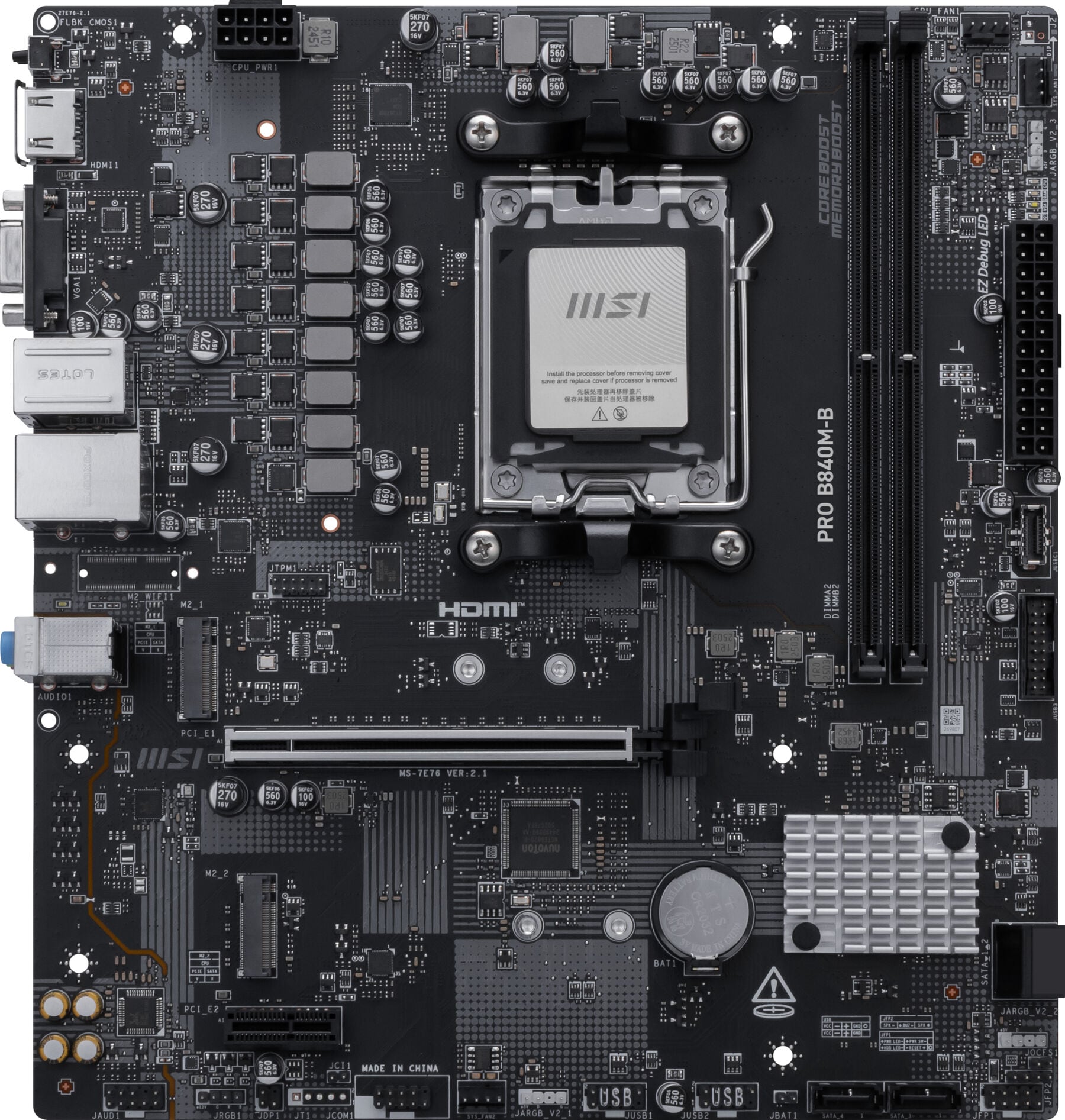 MSI Mainboard »B840 GAMING PLUS WIFI«