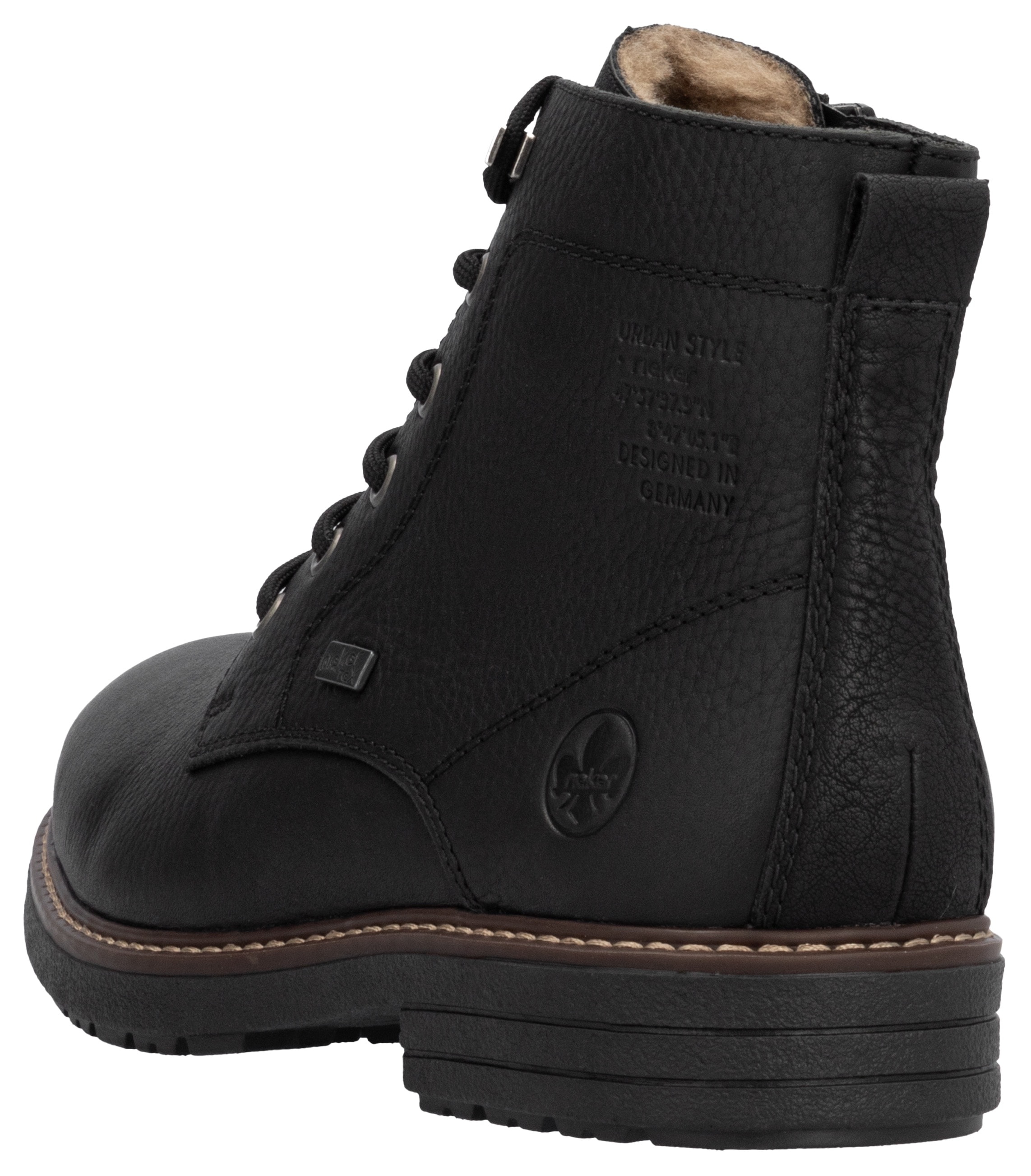 Rieker Winterstiefelette  , Urban-Stiefelette, Winterboots mit wasserabweisender TEX-Membran