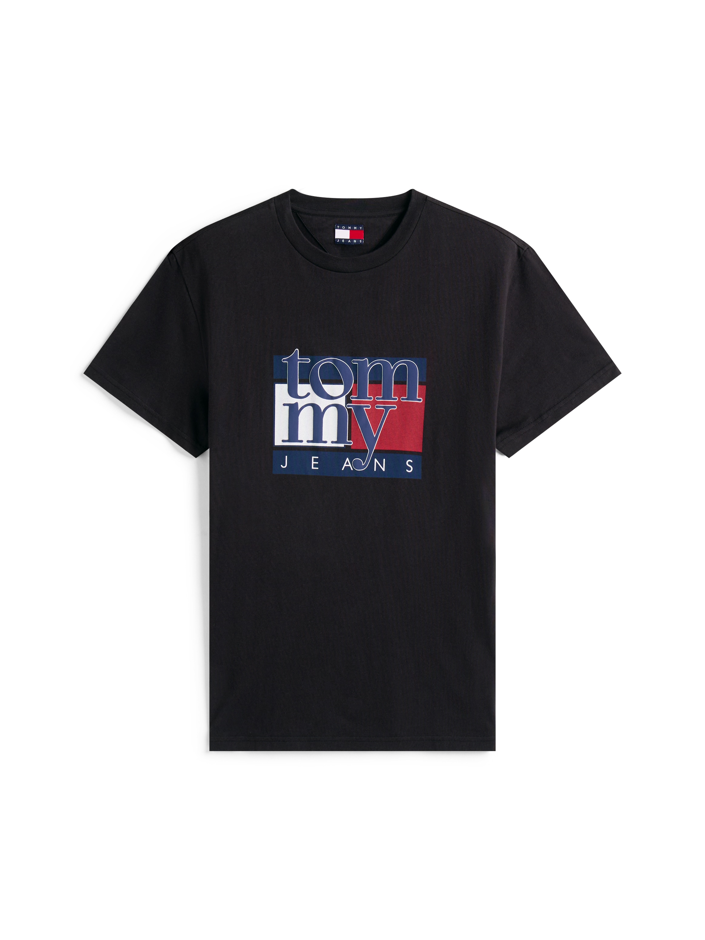 Tommy Jeans T-Shirt »TJM RWB FLAG TEE EXT«, Slim fit, mit Rundhals