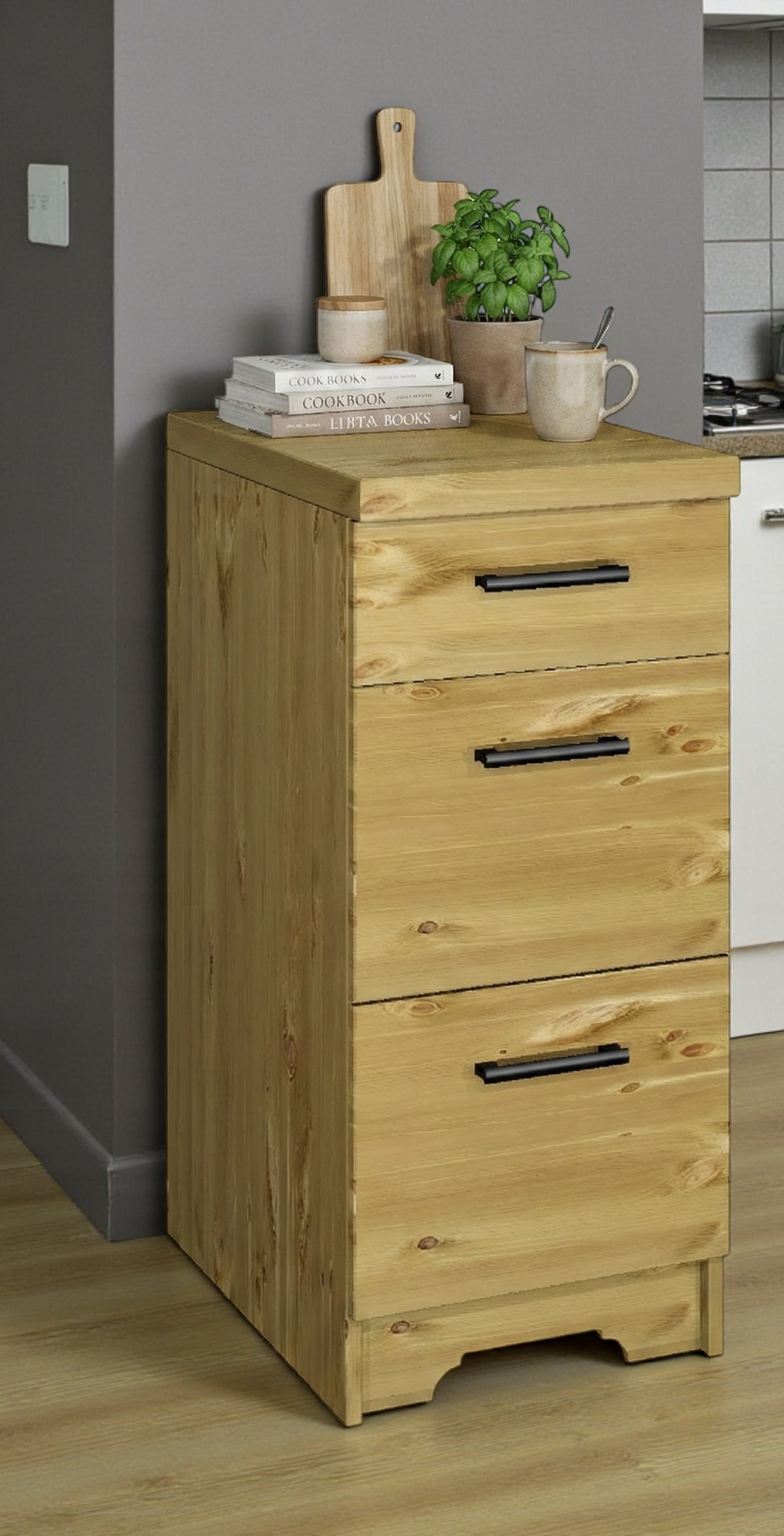 Home affaire Unterschrank »Meliss« aus massiver Kiefer, Breite 40 cm, Soft-Close-Funktion