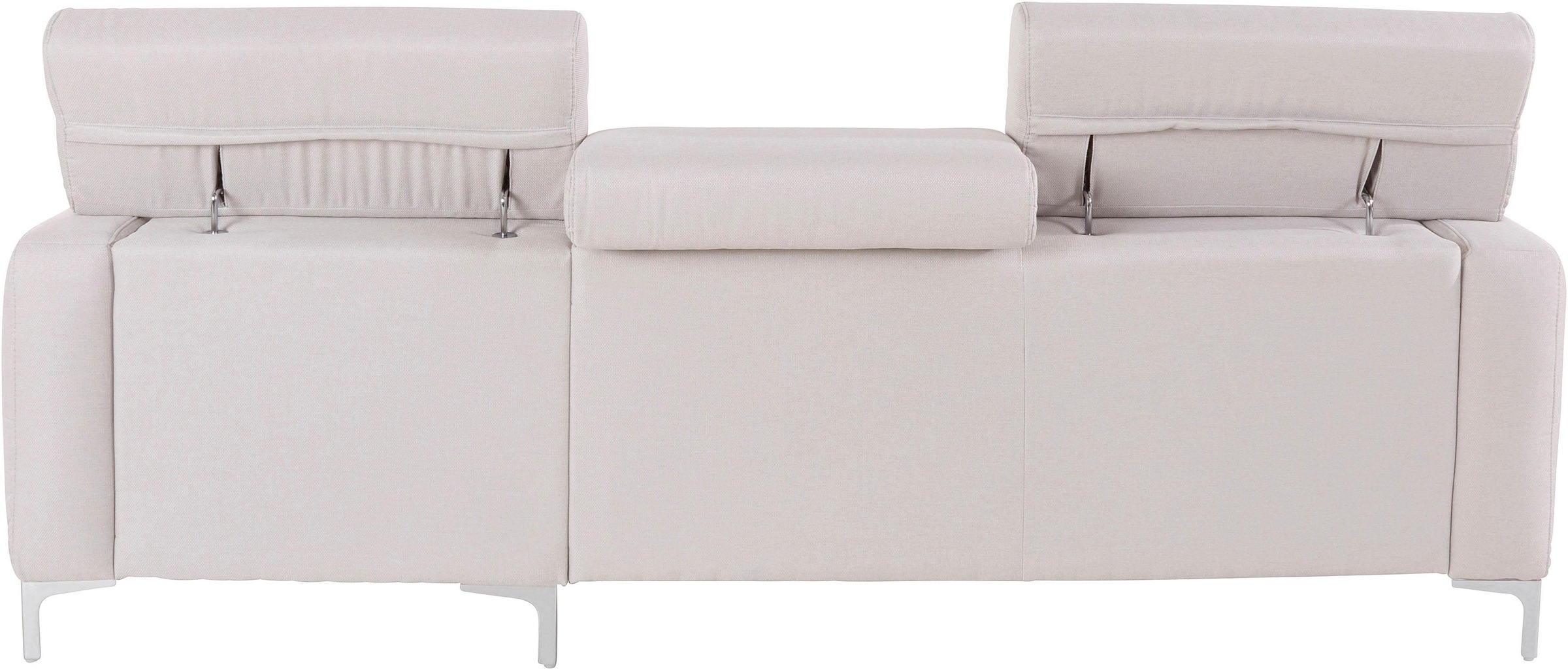 COTTA Ecksofa »Sammy L-Form«, mit Kopfteilverstellung, wahlweise mit Bettfunktion & Bettkasten