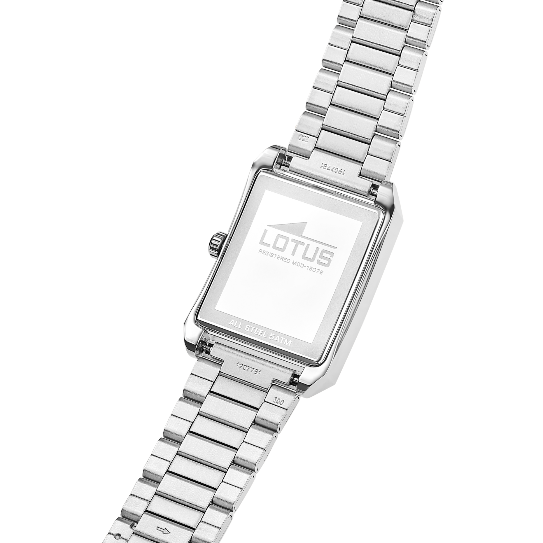 Lotus Quarzuhr »Square Series« Armbanduhr, Damenuhr, Herrenuhr, Edelstahlarmband, analog
