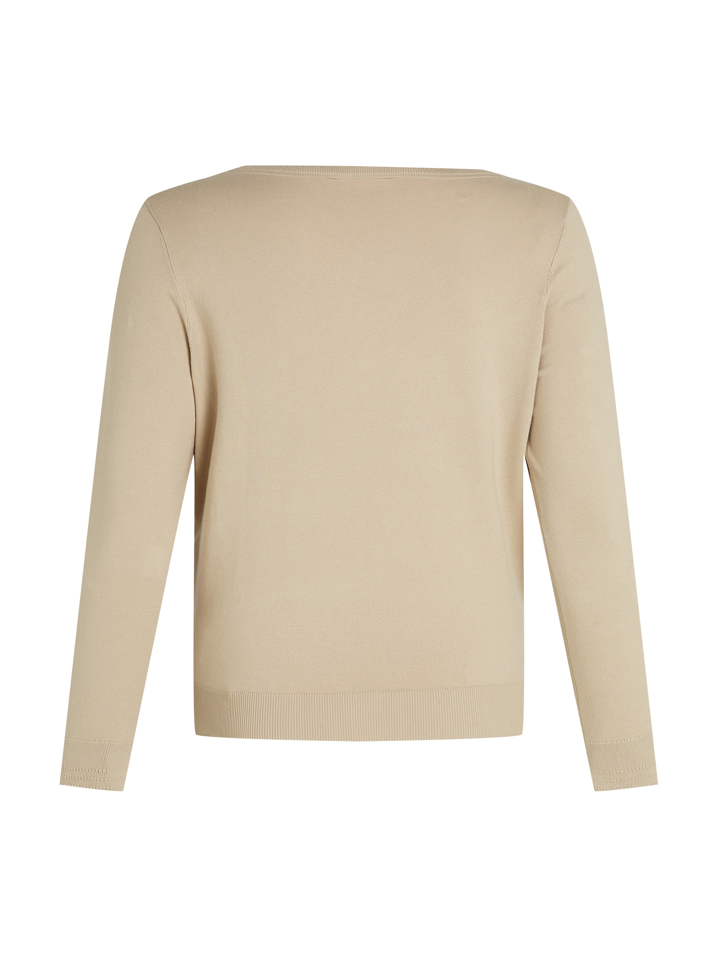 Tommy Hilfiger Curve Strickpullover »CRV CO JERSEY STITCH LS B-NK SWT«, in Großen Größen, Logostickerei