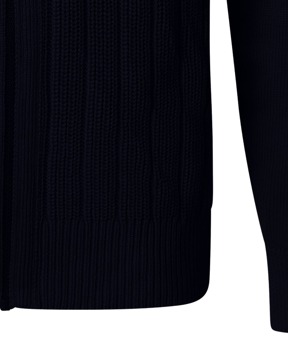 Pierre Cardin Strickjacke in gerippter Qualität