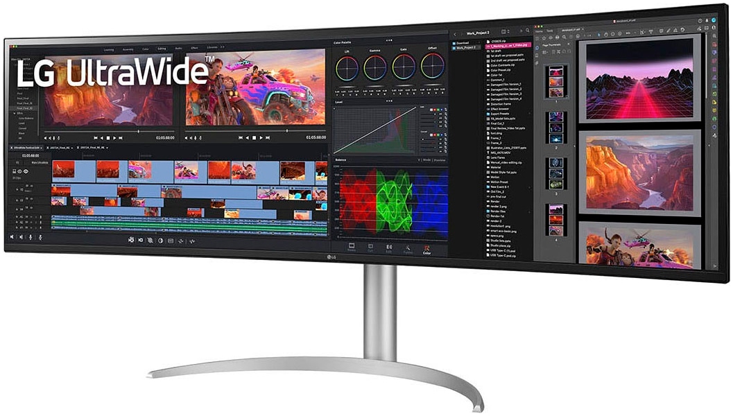 LG LCD-Monitor »49WQ95X«, 124 cm/49 Zoll, 5120 x 1440 px, 5 ms Reaktionszeit, 144 Hz