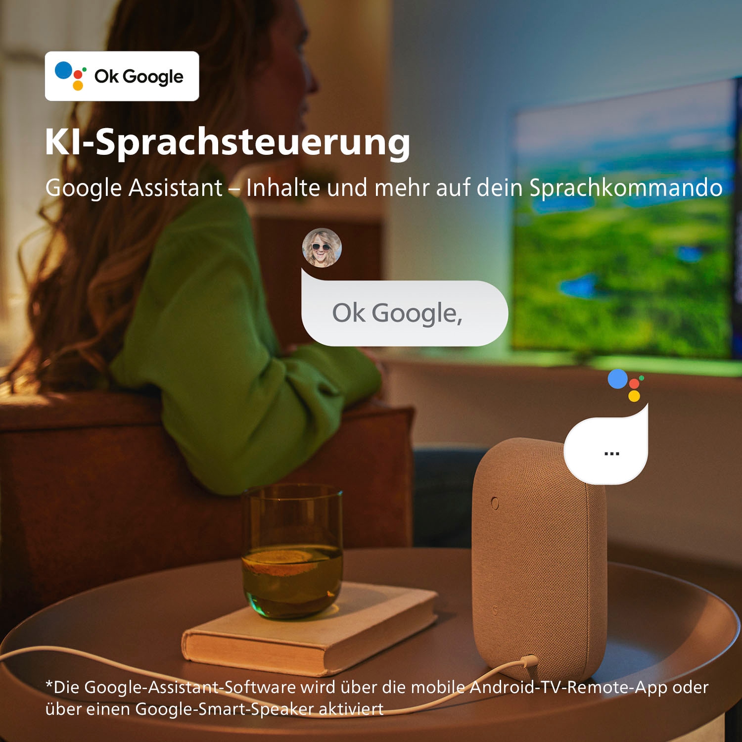 Philips LED-Fernseher »65PUS8107/12«, 4K Ultra HD, Android TV-Smart-TV, Ambilight (3-seitig), HDR10+