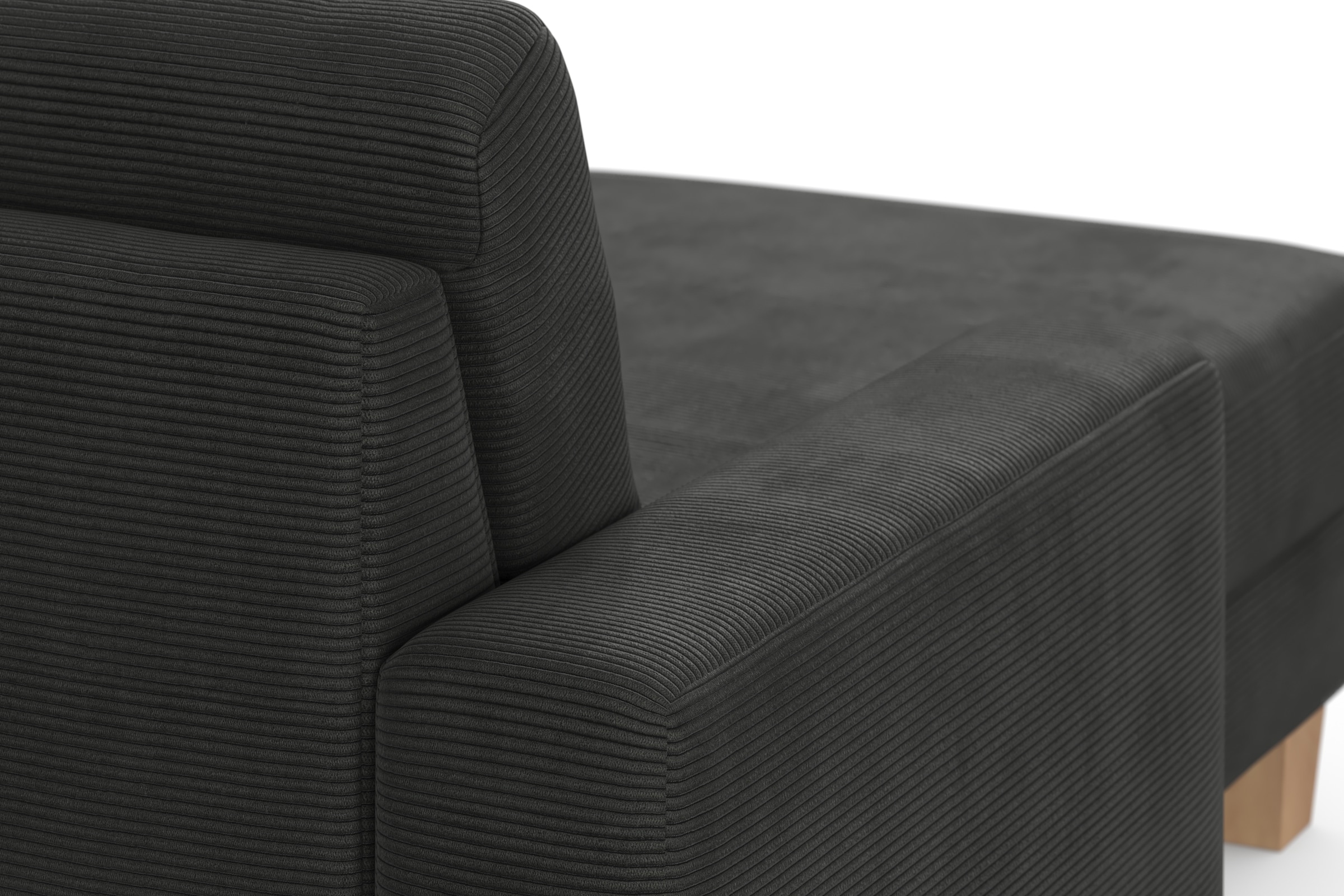 Home affaire Wohnlandschaft »Summer U-Form«, mit oder ohne Bettfunktion und Bettkasten, Cord-Bezug