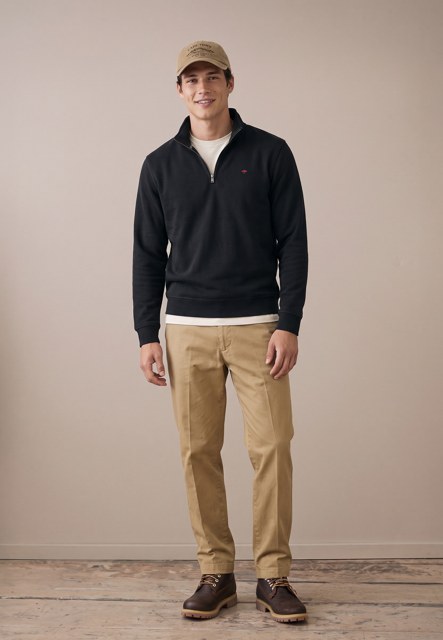FYNCH-HATTON Sweatshirt , mit Logo Stickerei
