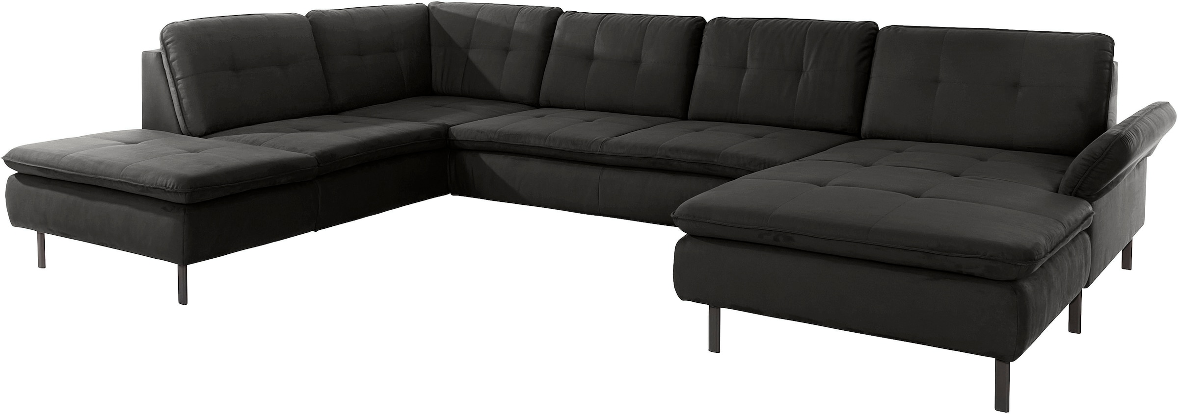 Home affaire Wohnlandschaft »Birkholm U-Form« Armlehnverstellung, auch in Easy Clean Bezug - mit Wasser zu reinigen