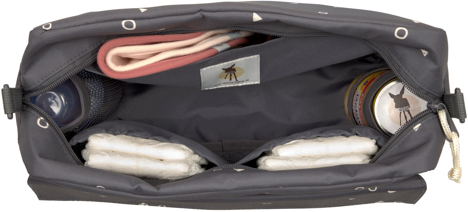 LÄSSIG Kinderwagen-Tasche »Casual, Buggy Organizer Bag, Universe Anthracite«, für Kinderwagen oder Buggy; PETA-approved vegan