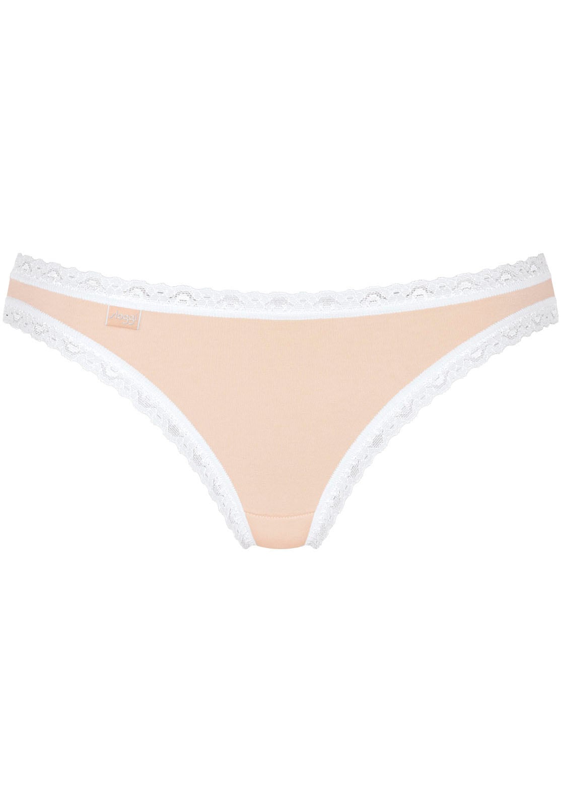 sloggi Slip »24/7 Weekend Tanga C3P«, (3er Pack), mit flachen Spitzen-Kanten