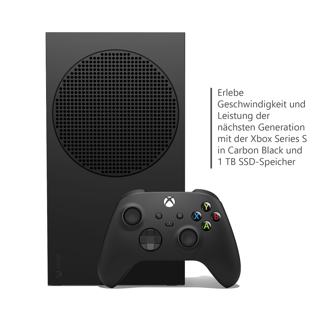 Xbox Spielekonsole, Series S - 1TB Carbon Black