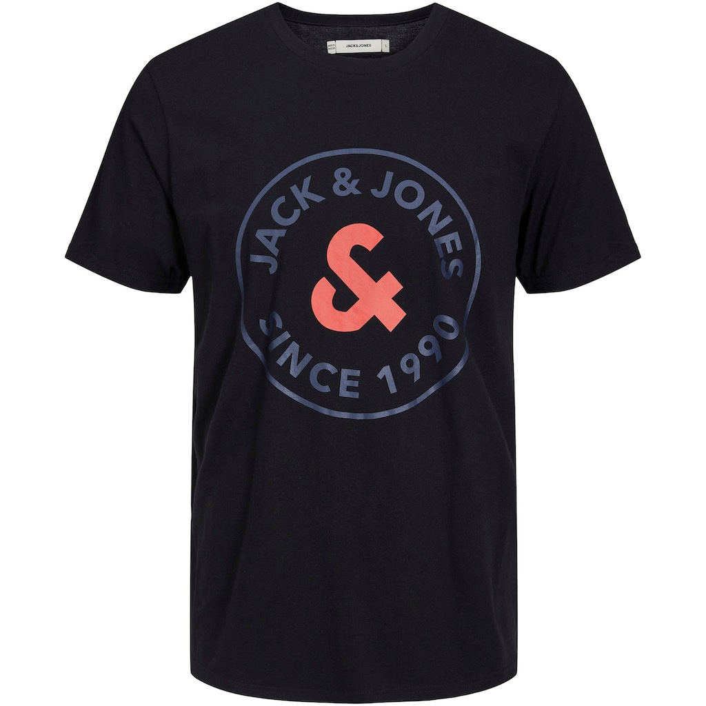 Jack & Jones Rundhalsshirt »JACAARON SS TEE AND SHORTS SET«