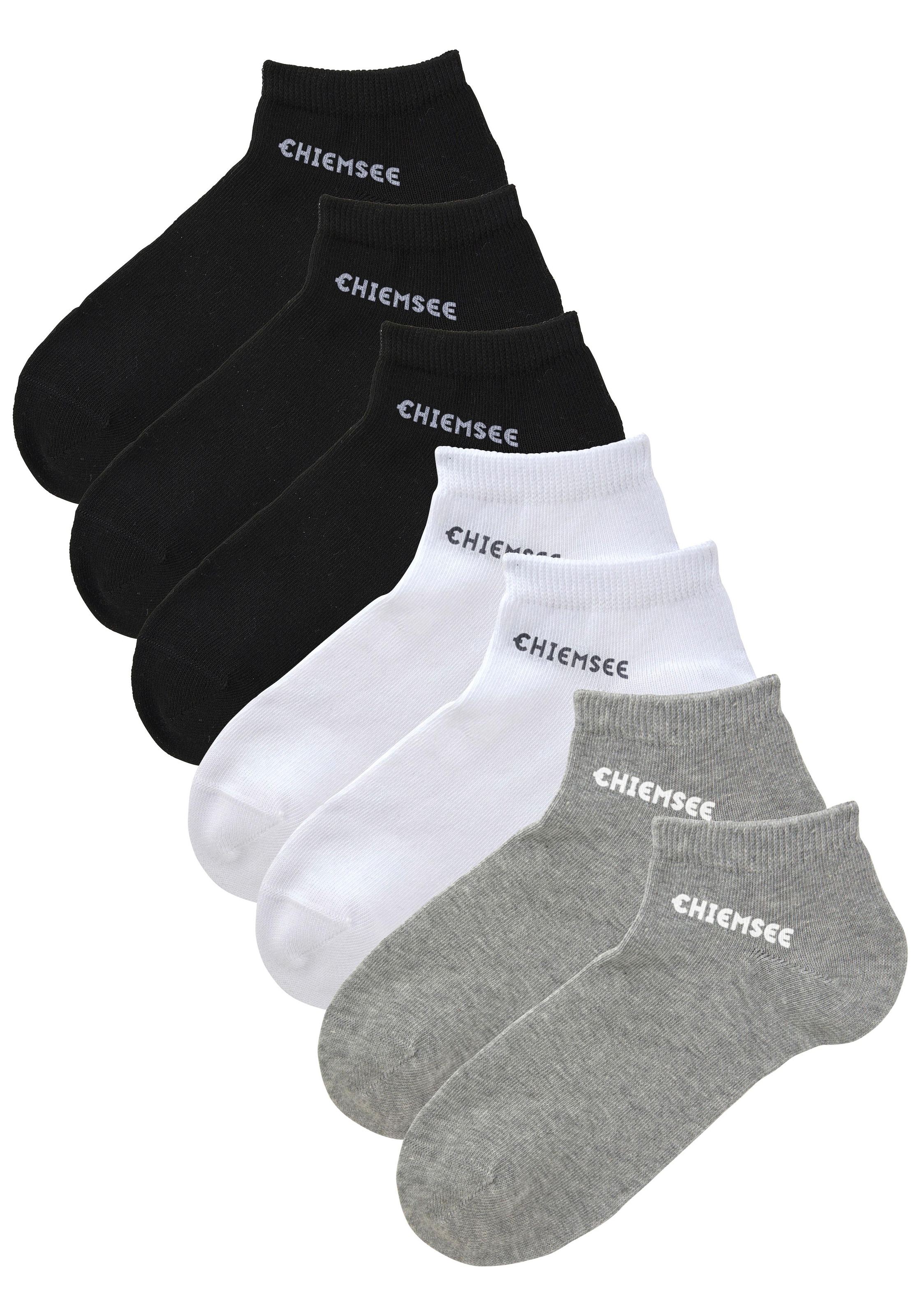 (7 ♕ Schriftzug eingestricktem bei Chiemsee mit Sneakersocken, Paar),