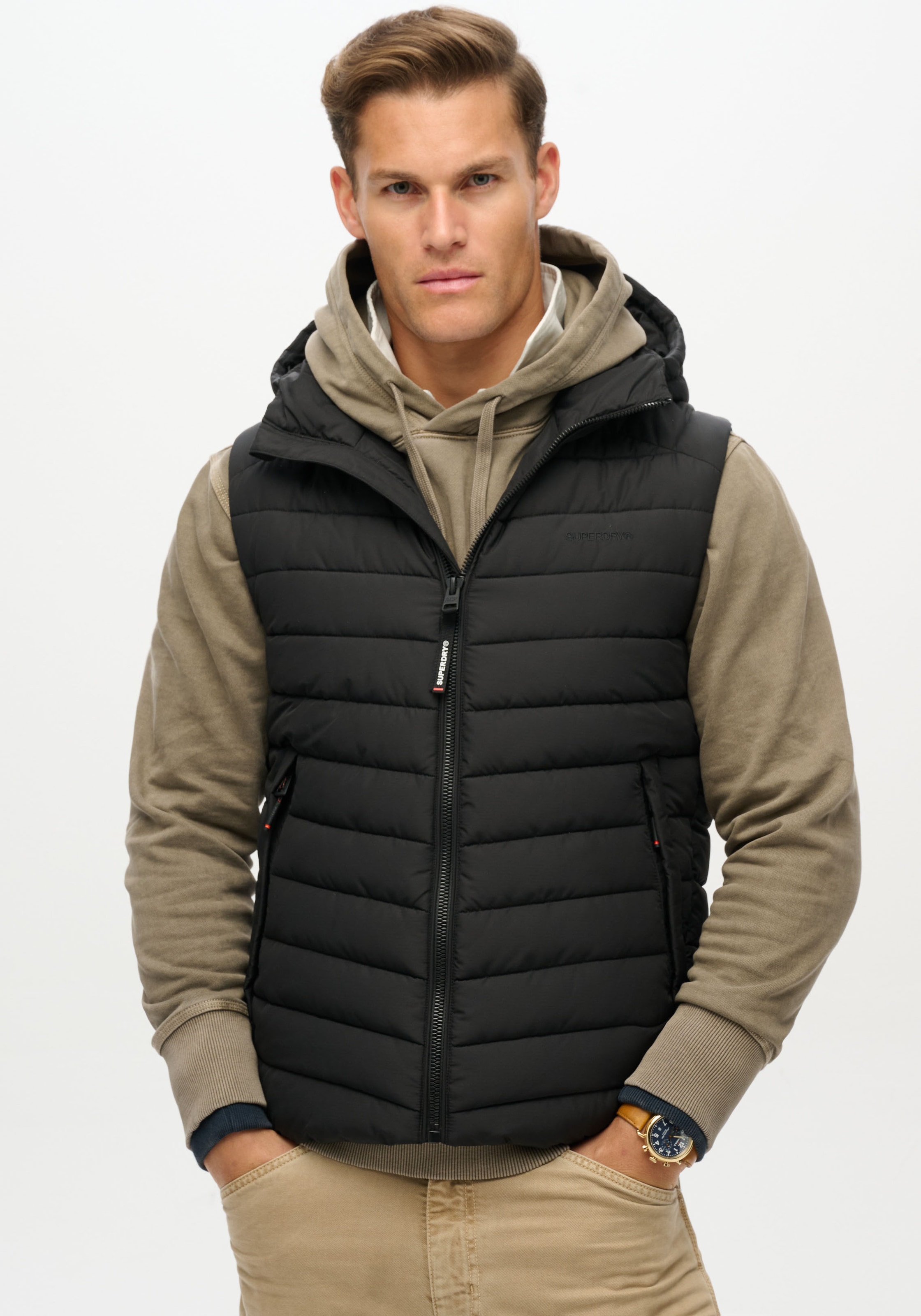 Steppweste »HOODED FUJI SPORT PADDED GILET«