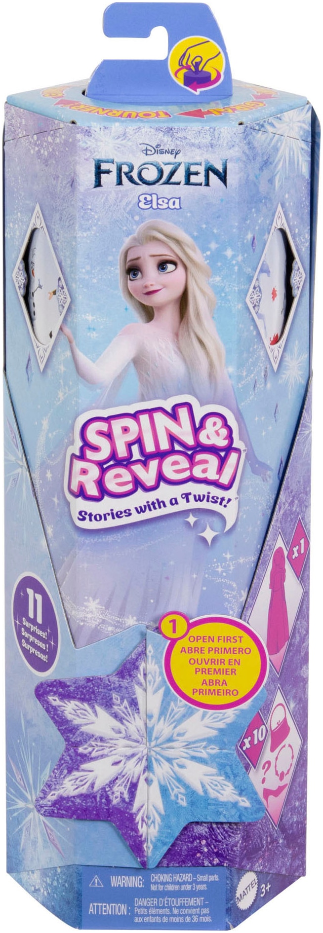 Mattel® Anziehpuppe »Disney Die Eiskönigin Spin & Reveal Elsa«