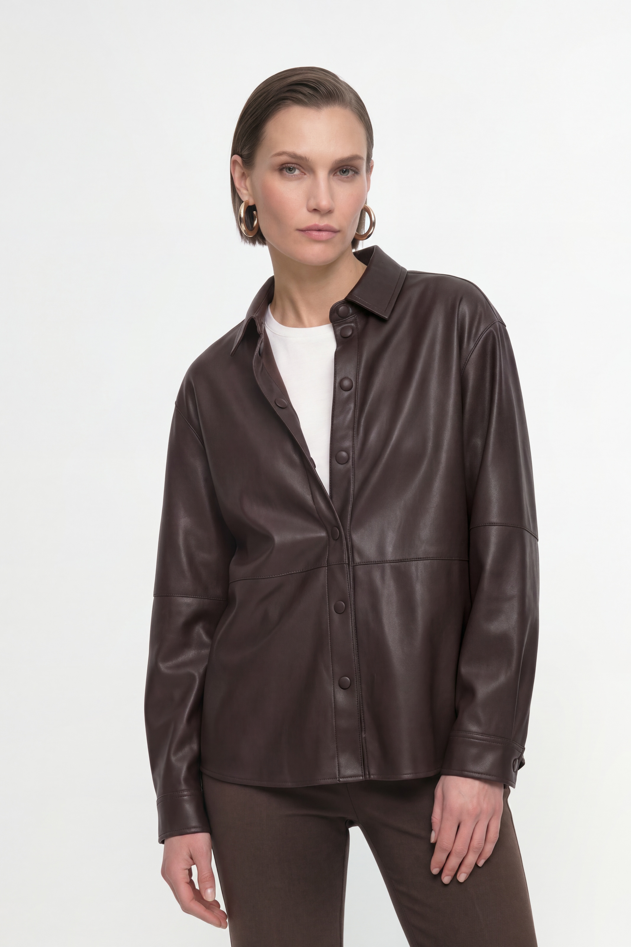 RICHROYAL Blusenjacke ohne Kapuze Regular fit mit Hemdkragen