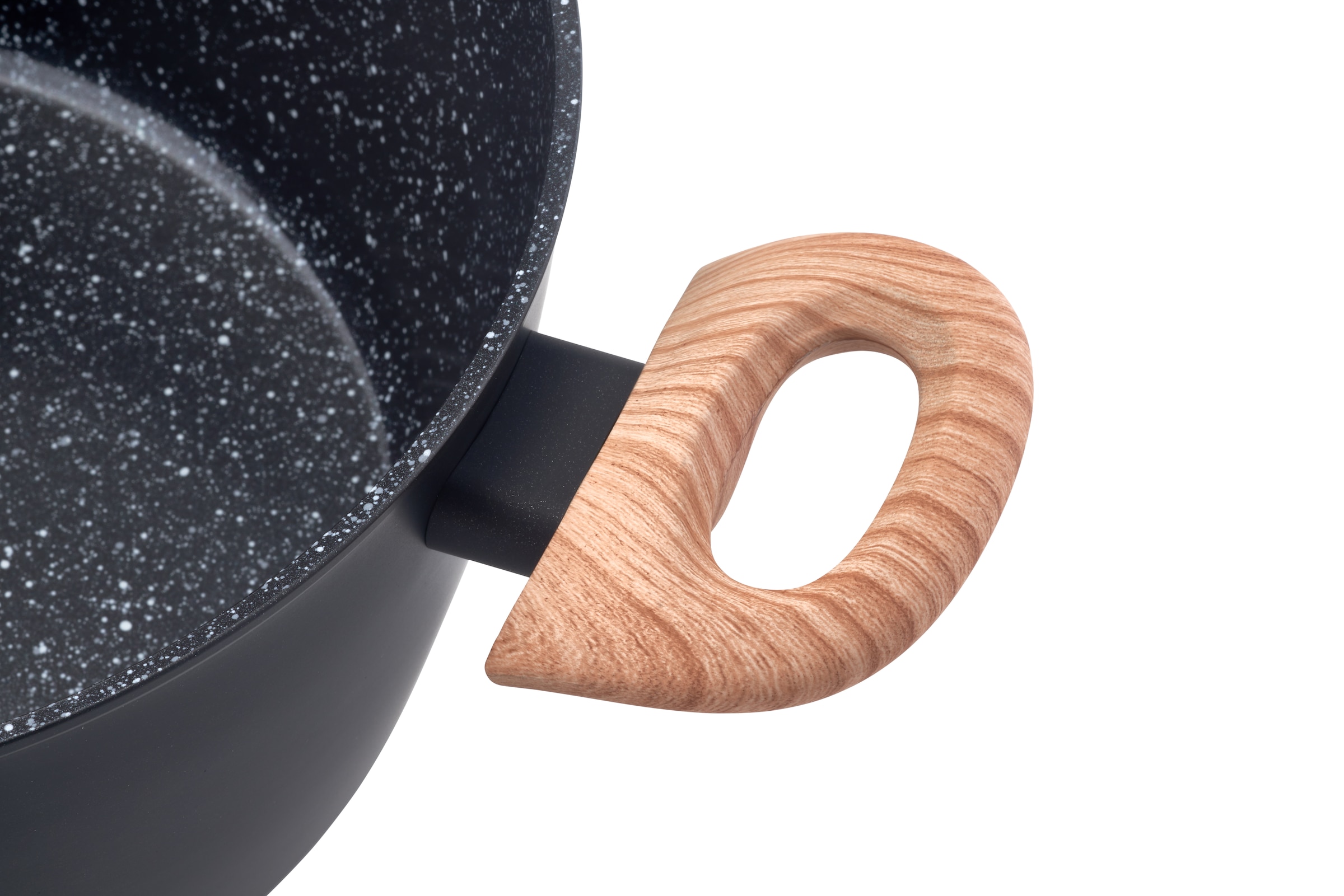 my home Topf-Set »Genlis« Set, Kochtopf 16/20/24 cm, Bratpfanne 24/28 cm + 4-tlg. Küchenhelfer-Set, 12 Stk. tlg. Aluminium