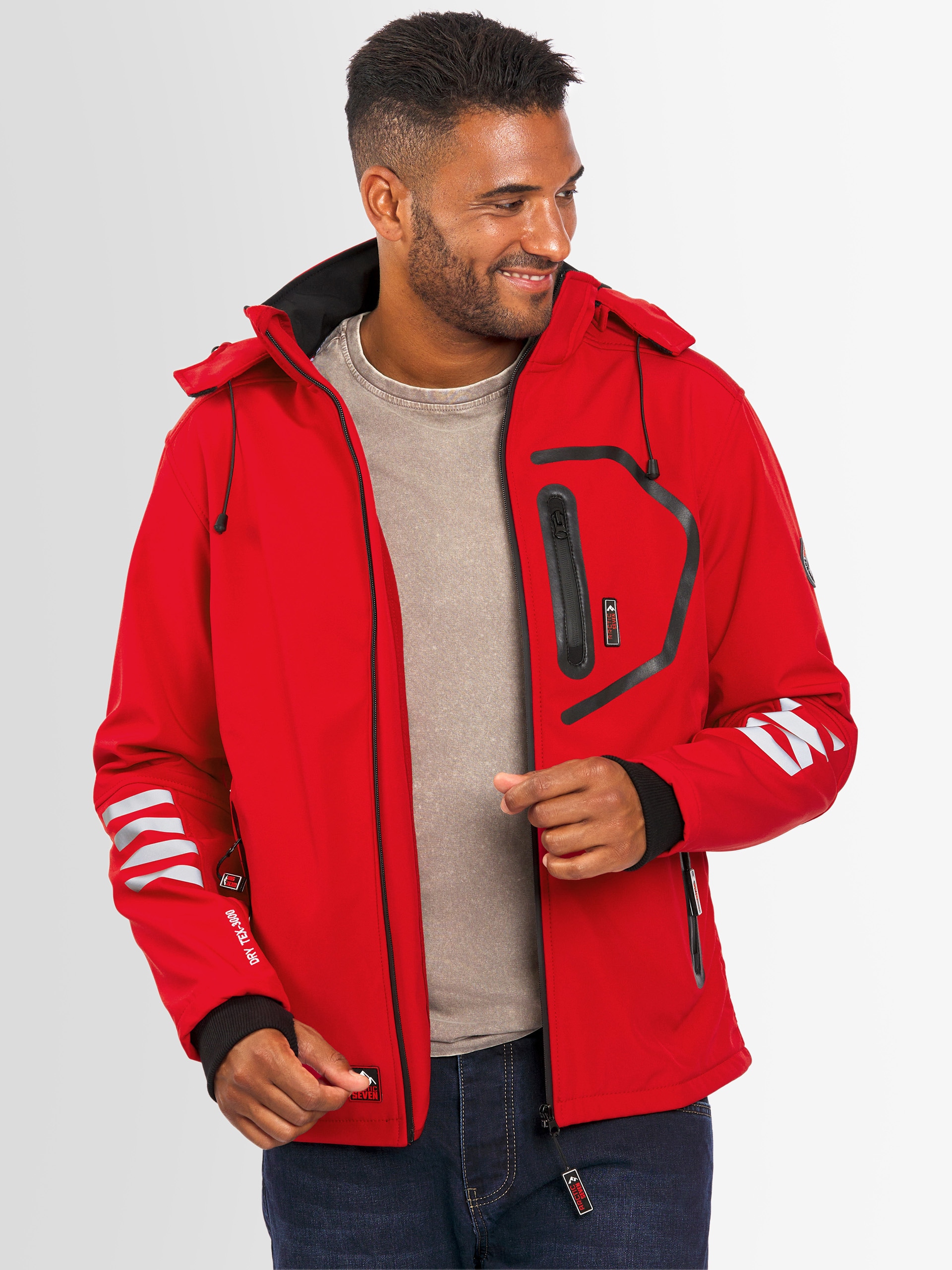 Arctic Seven Softshelljacke »Arctic Seven Herren Softshell Jacke Übergangsjacke AS301«