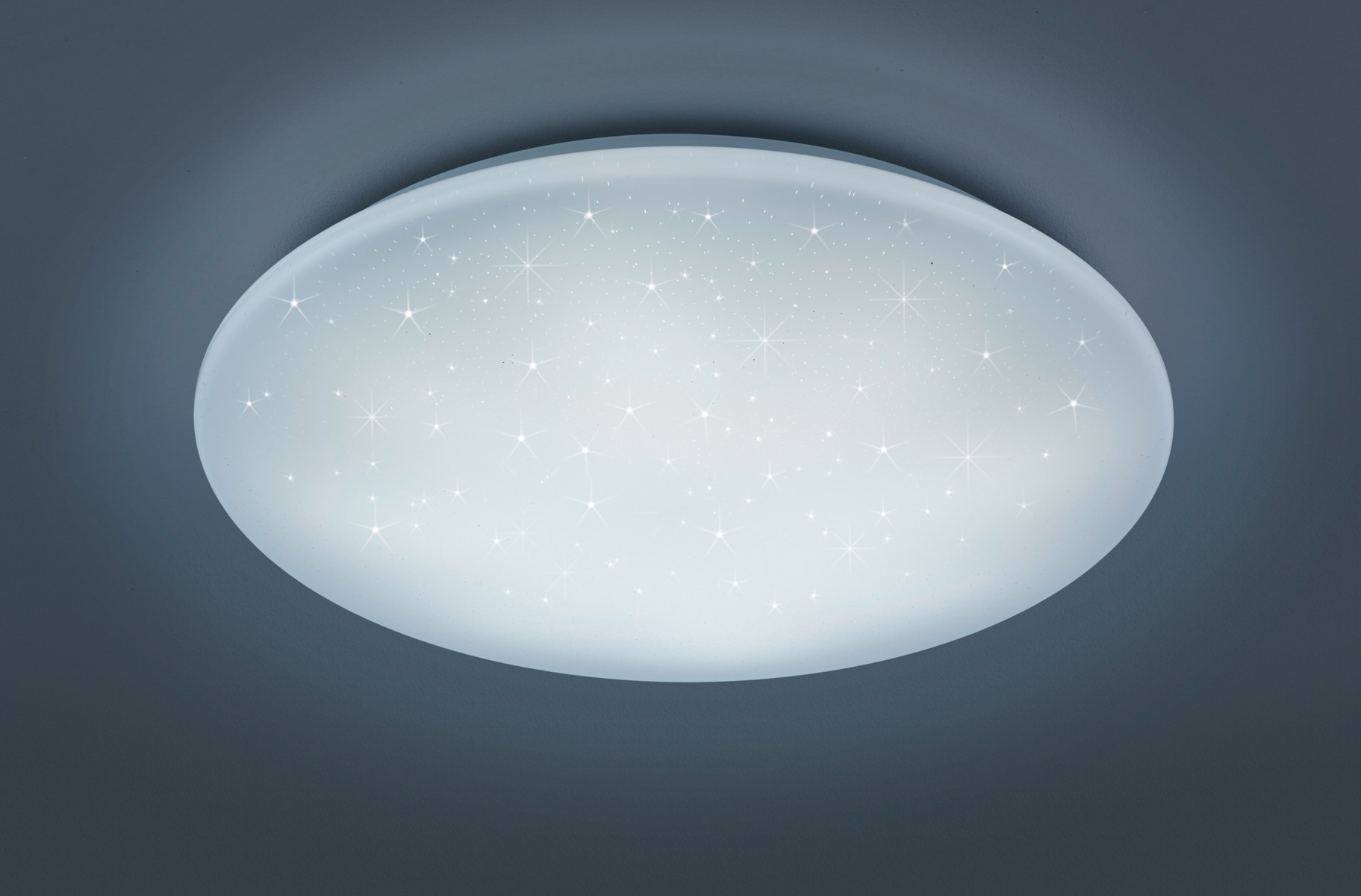 TRIO Leuchten LED Deckenleuchte »Kato«, 1 flammig-flammig, Deckenlampe,  weiß, Sternenlichteffekt, Fernbedienung, dimmbar online kaufen | mit 3  Jahren XXL Garantie