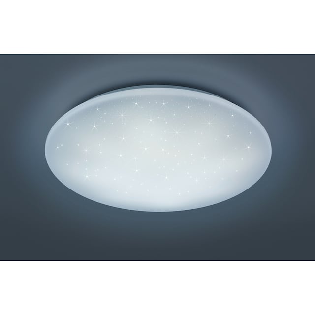 TRIO Leuchten LED Deckenleuchte »Kato«, 1 flammig-flammig, Deckenlampe,  weiß, Sternenlichteffekt, Fernbedienung, dimmbar online kaufen | mit 3  Jahren XXL Garantie