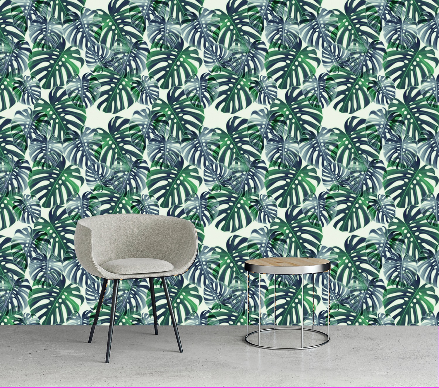 queence Vinyltapete »Tristan«, bedruckt-Motiv-botanisch-floral-gemustert-natürlich, 90x250cm, selbstklebend, kinderleichte Anbringung, Sticker
