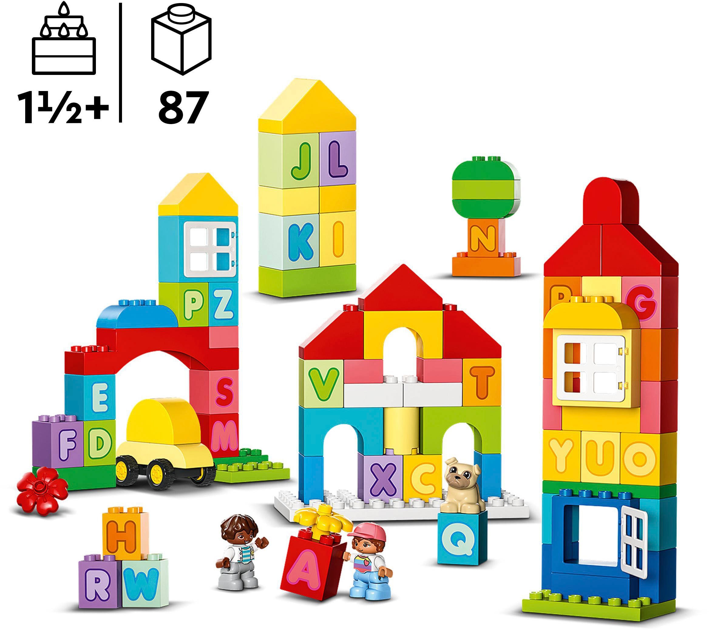 LEGO® Konstruktionsspielsteine »ABC-Stadt (10935), LEGO® DUPLO Classic«, (87 St.), Made in Europe