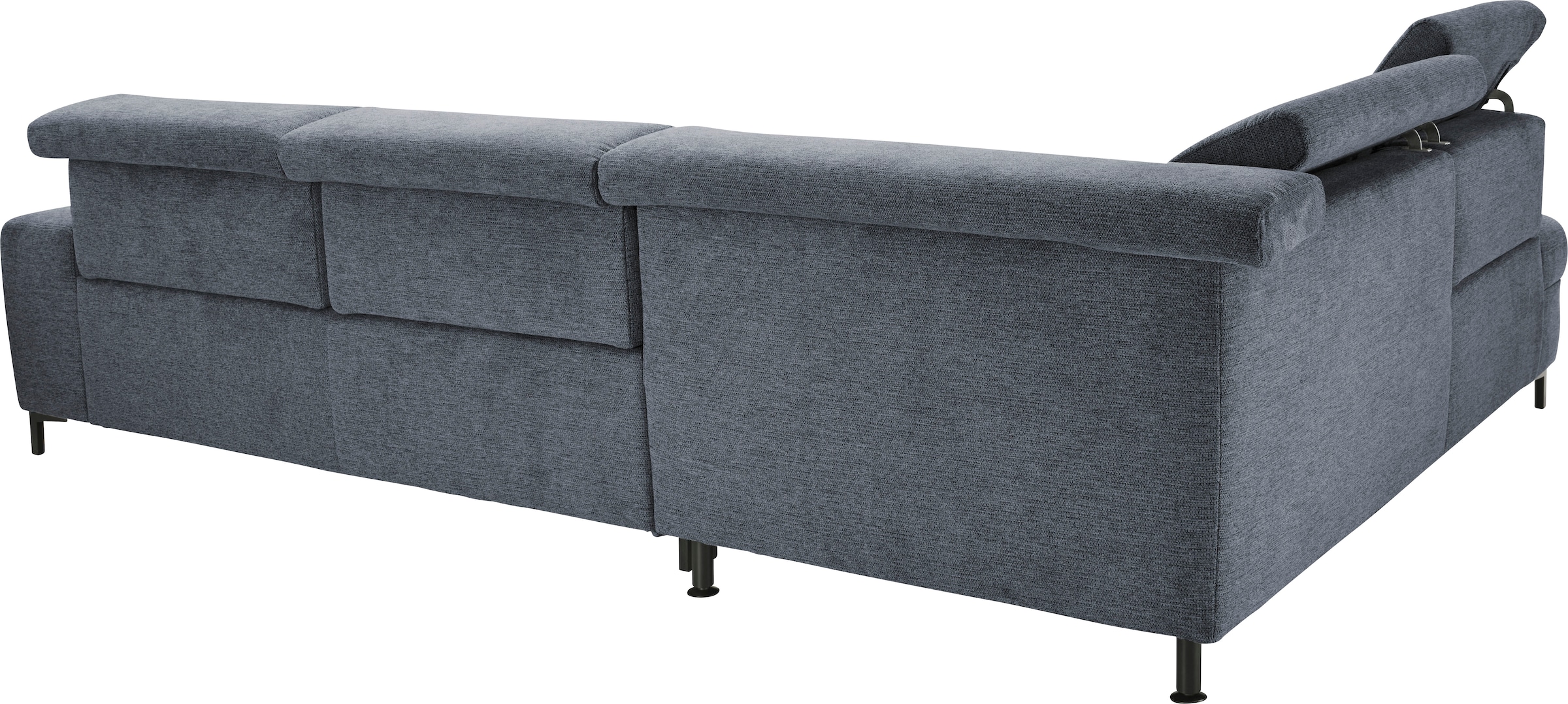 set one by Musterring Ecksofa »SO 3400 Sitzhöhe 47cm oder 49cm, Sitztiefe verstellbar, B/T 317/220 cm«, Kaltschaumpolsterung, Flachgewebe, whlw. mit Funktionen, Sitzhöhe 47