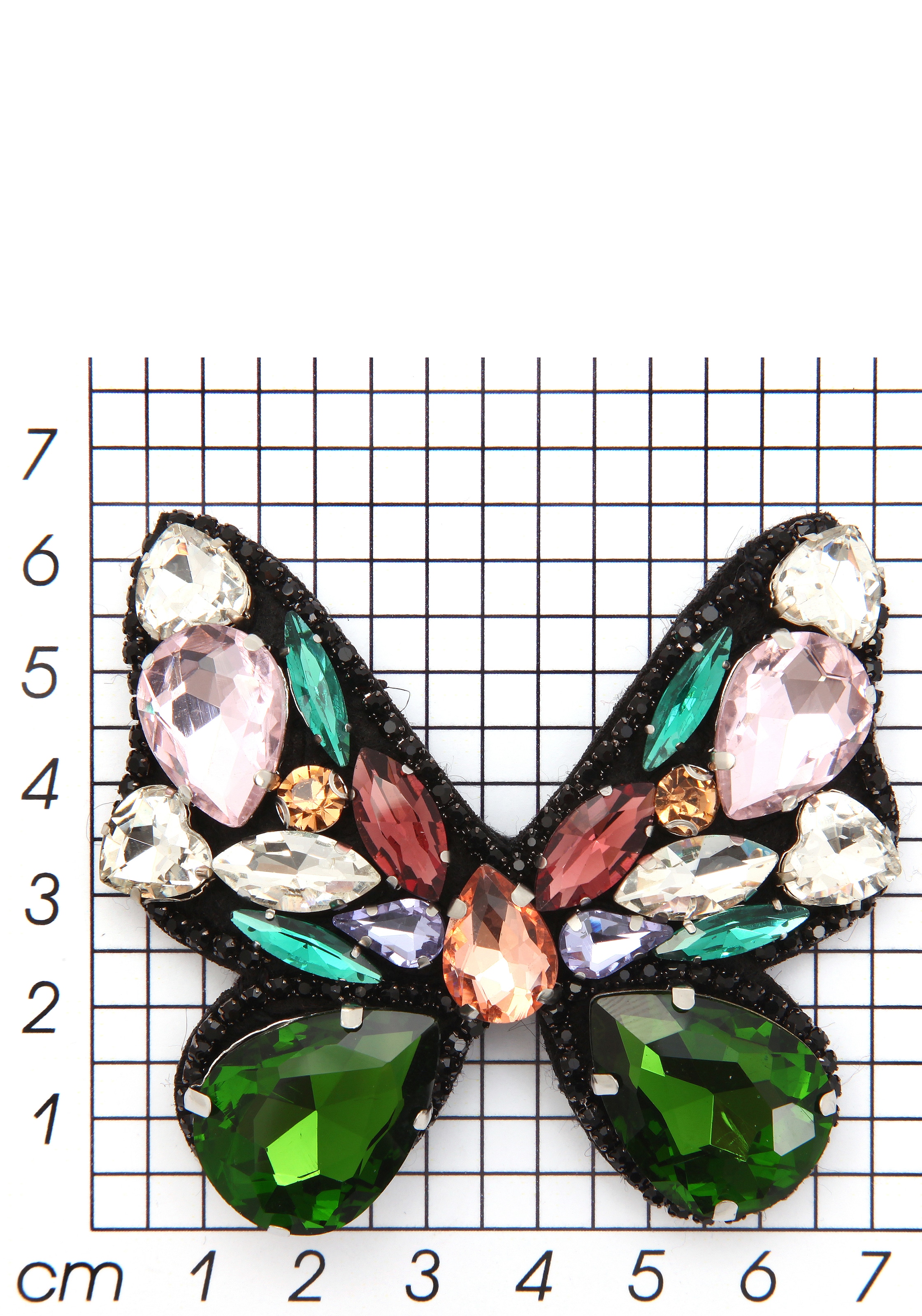 Firetti Brosche »Schmuck Geschenk Ansteckschmuck Schmetterling«, mit Glasstein