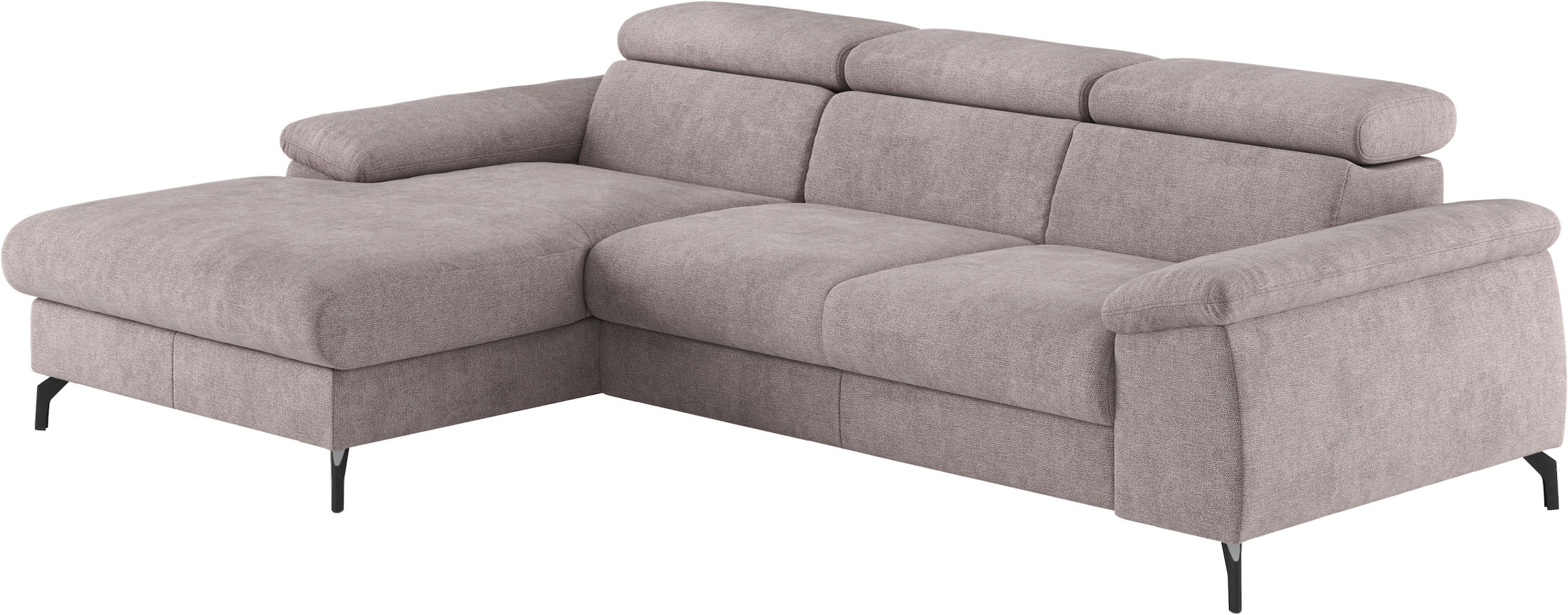 COTTA Ecksofa »Kitty L-Form«, inkl. Kopfteilverstellung, optional mit Bettfunktion u. Bettkasten