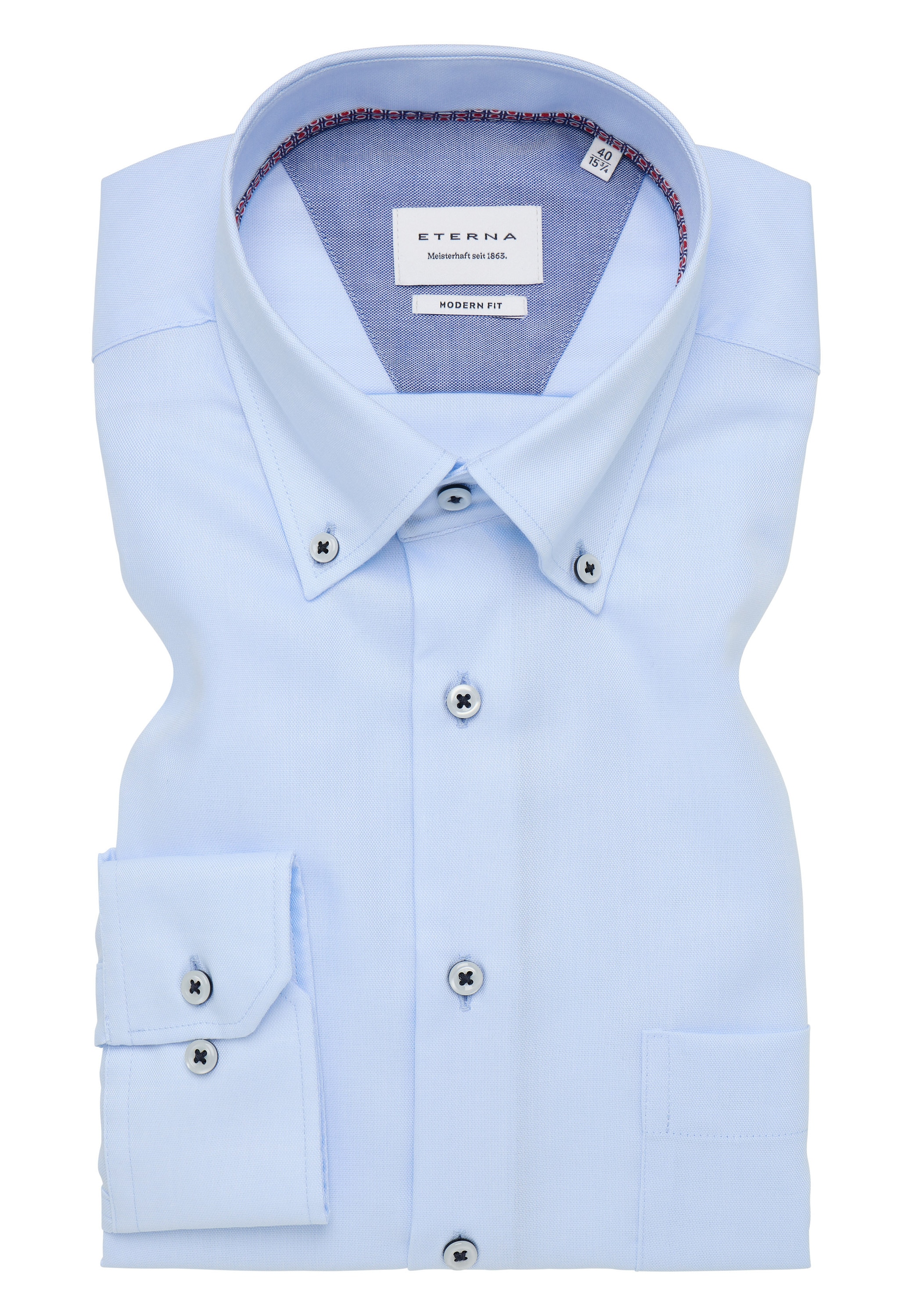 Eterna Langarmhemd »MODERN FIT«, NON IRON (bügelfrei)