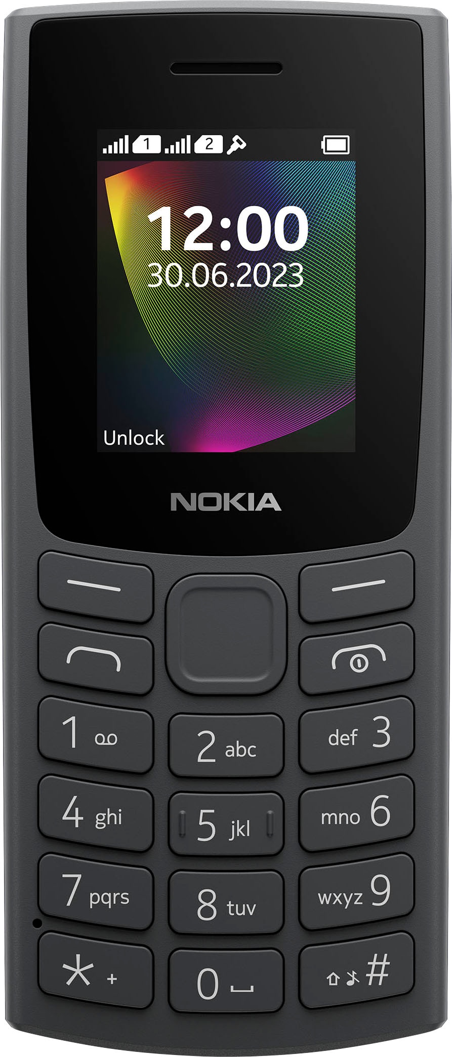 Nokia Smartphone »105 Edition 2023«, schwarz, 4,5 cm/1,77 Zoll