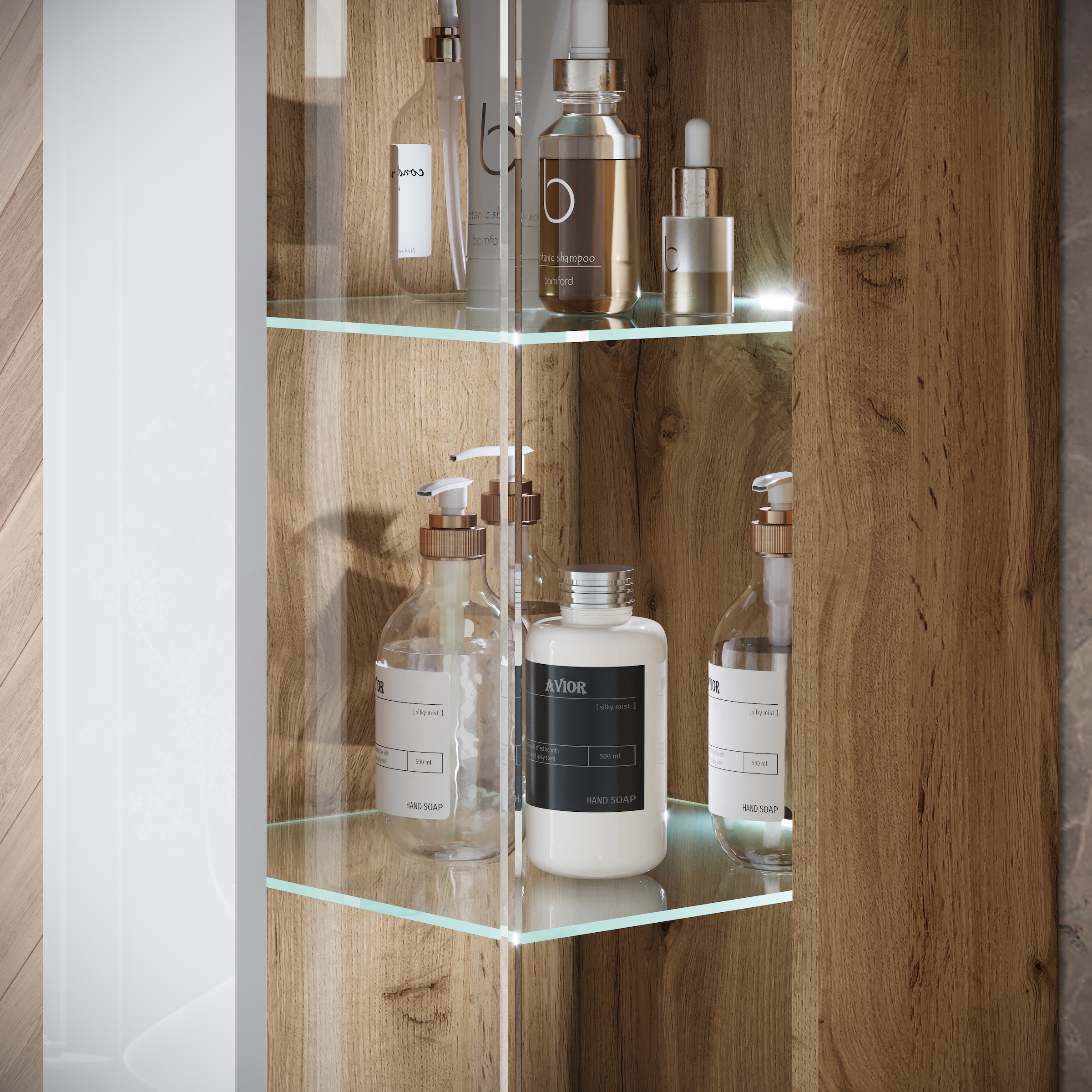 welltime Badmöbel-Set »Kenia« Set, 5 Stk. tlg.