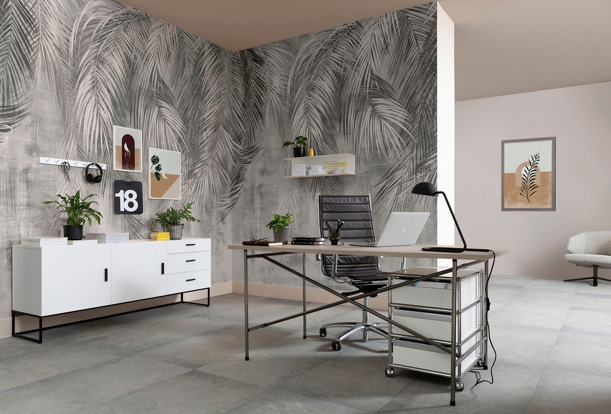 Komar Vliestapete »Digitaldruck Vlies - Natural Nuances - Größe 300 x 250 cm«, bedruckt, Wohnzimmer, Schlafzimmer