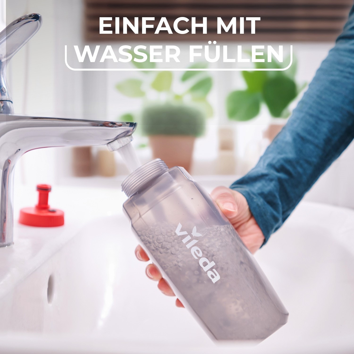 Vileda Bodenwischer-Set »Vileda 1-2-SPRAY MAX Sprühwischer Box«, (Set, 2 St., 1 1-2-Spray Max Sprühwischer, 1 1-2-Spray Max Wischbezug), Zeitsparende Reinigung ohne Eimer