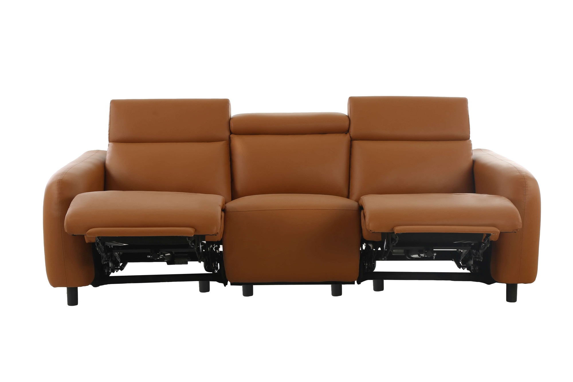 Home affaire 3-Sitzer »SKAANE Kunstleder, Sofa mit manueller-u. elektrischer Relaxfunktion«, Relax-Funktion in 2 Sitzen, Kopfteilverstellung, Federkernpolsterung