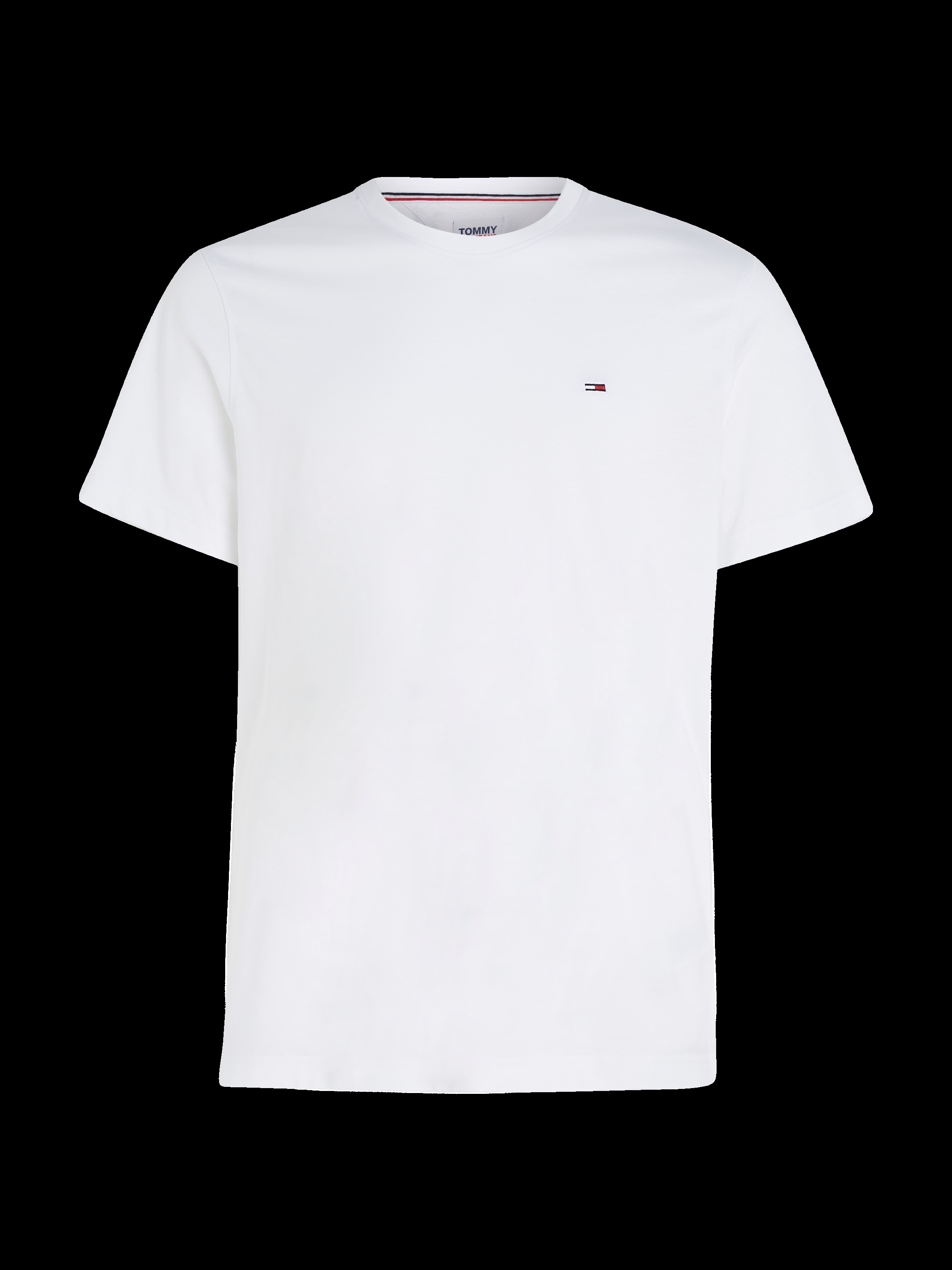 Tommy Jeans T-Shirt »TJM ESSENTIAL SOLID TEE«, mit Rundhalsausschnitt und dezenter Logo-Flag