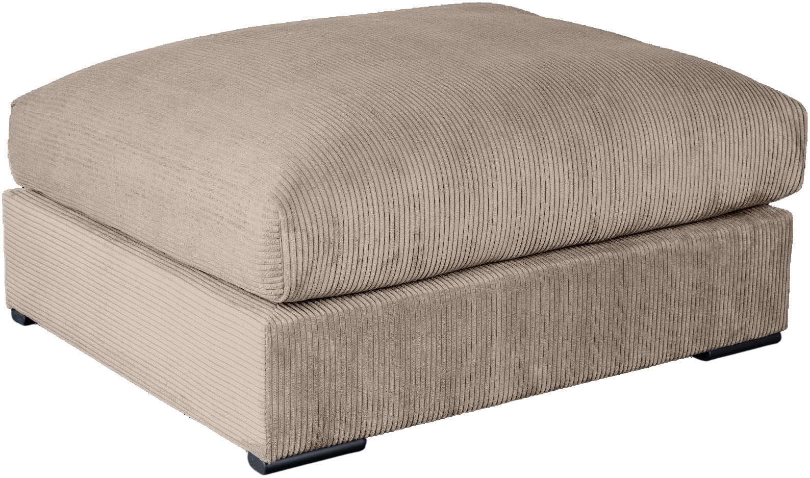 Home affaire Polsterhocker »Finca XL, Breite 125 cm« Mega-Hocker, in Cord oder Chenille-Struktur wählbar