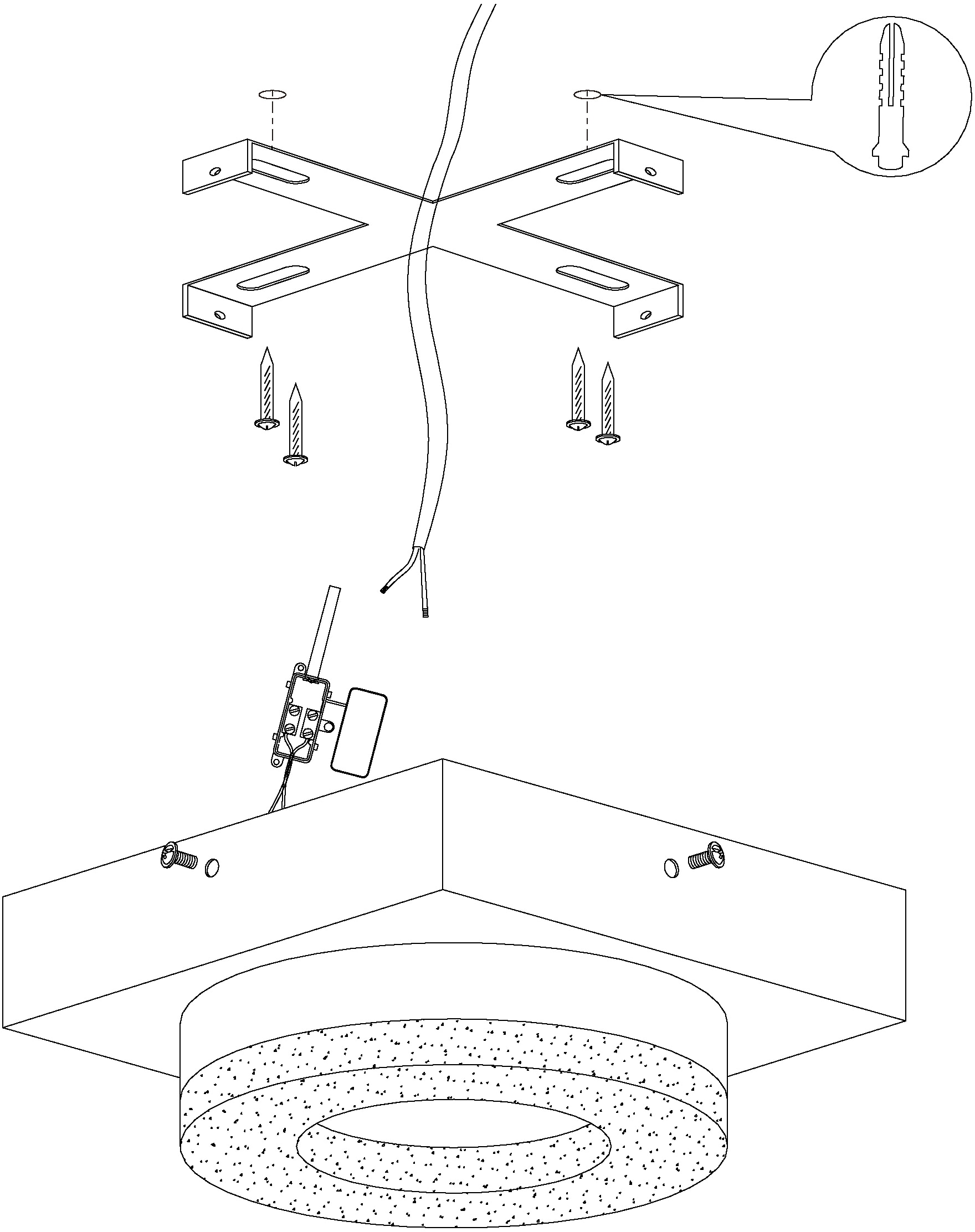 EGLO Deckenleuchte »FRADELO«, 1 flammig-flammig, Deckenlampe