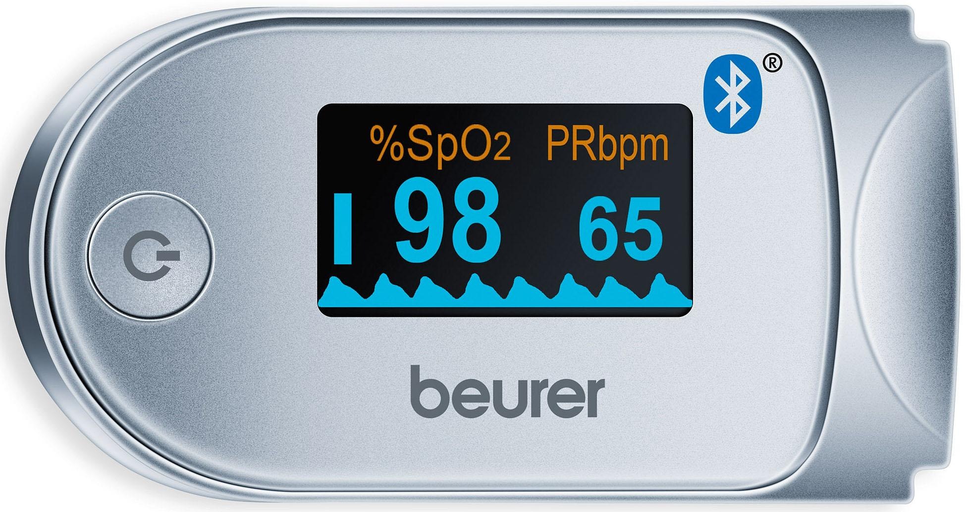 BEURER Pulsoximeter »PO 60«, innovative Vernetzung zwischen Smartphone und Pulsoximeter