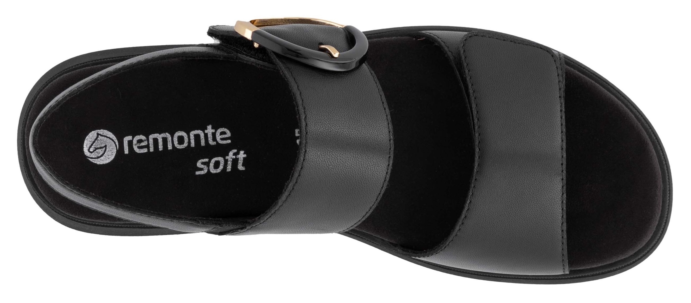 Remonte Riemchensandale, Sandale, Bequemschuh, Sommerschuh mit praktischen Klettverschlüssen