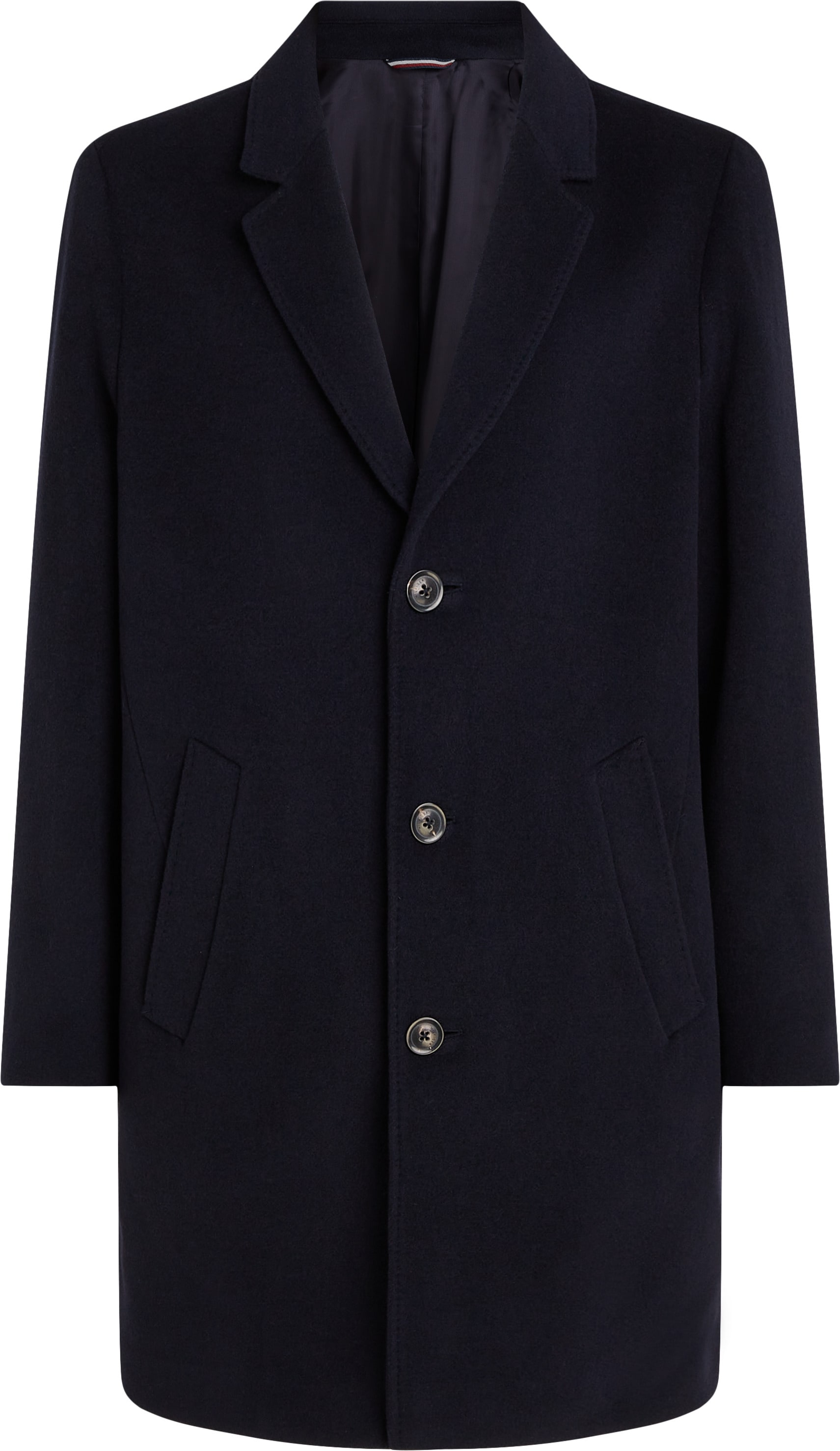 Tommy Hilfiger Big & Tall Wollmantel »BT-WOOL MIX COAT-B«, in Großen Größen, mit hochwertigen Knöpfen