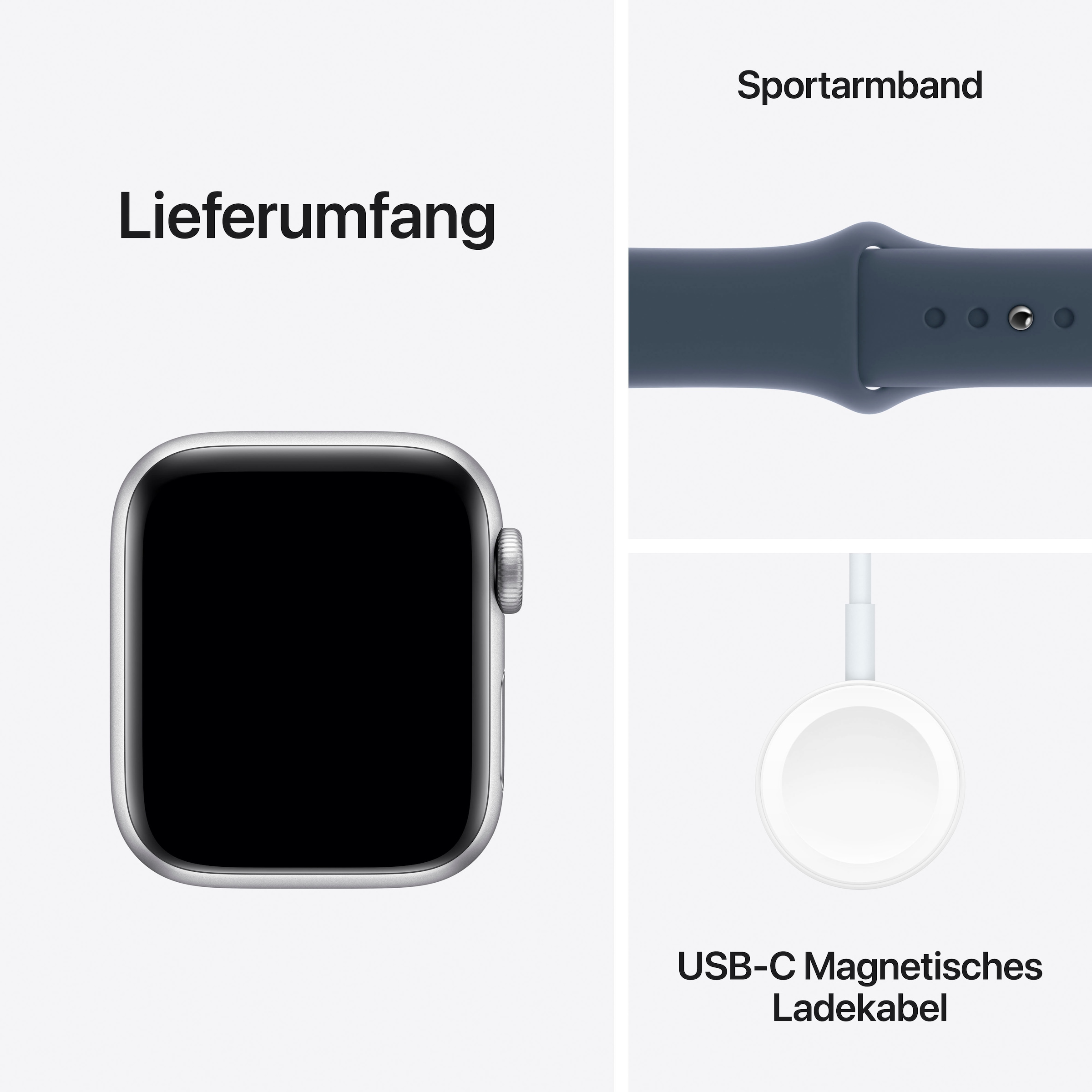 Apple Smartwatch »Watch SE Aluminium«, (4 cm / 1,57 Zoll), Watch OS 10, Sport Band)