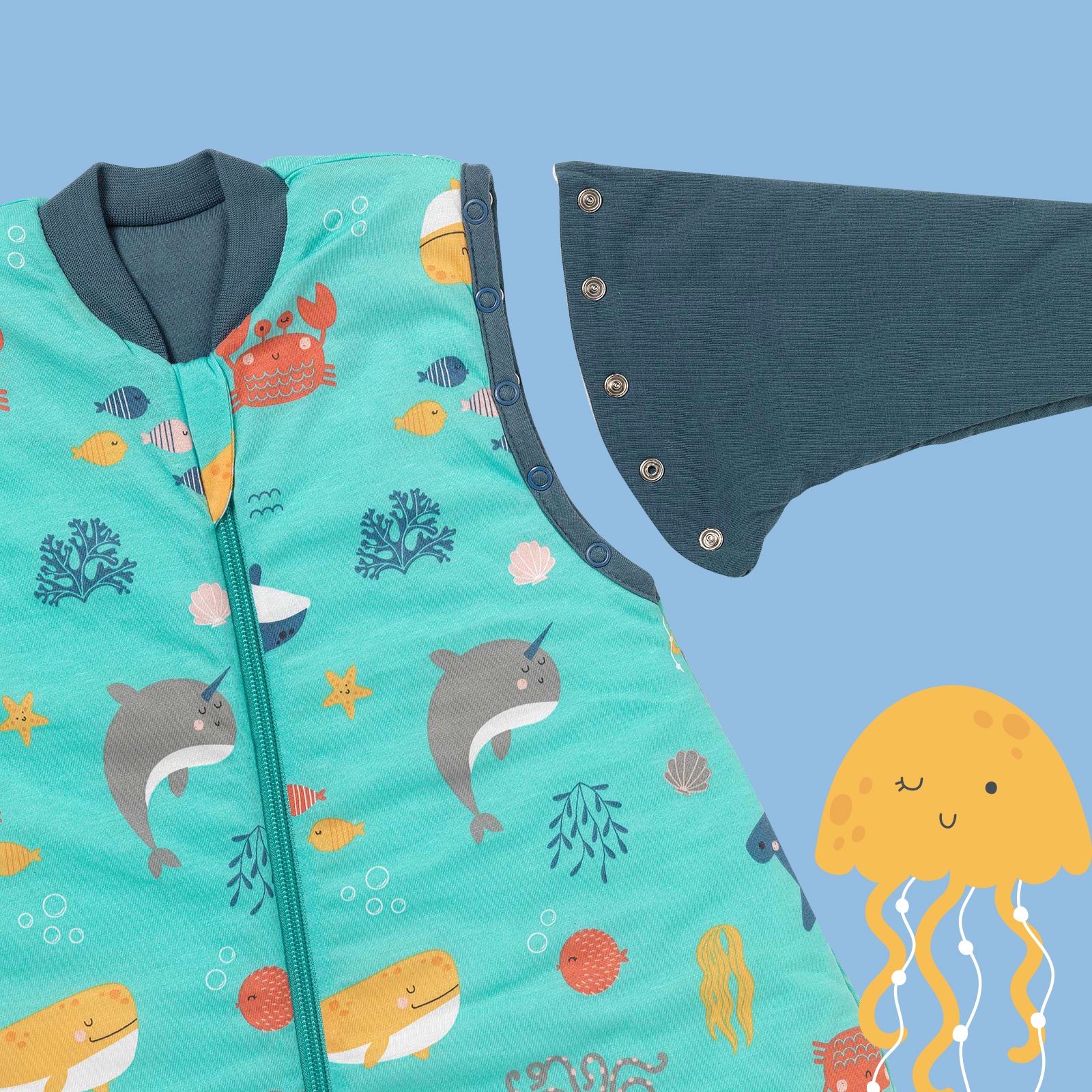 Schlummersack Babyschlafsack »Schlafsack mit Füßen 1.0 Tog«