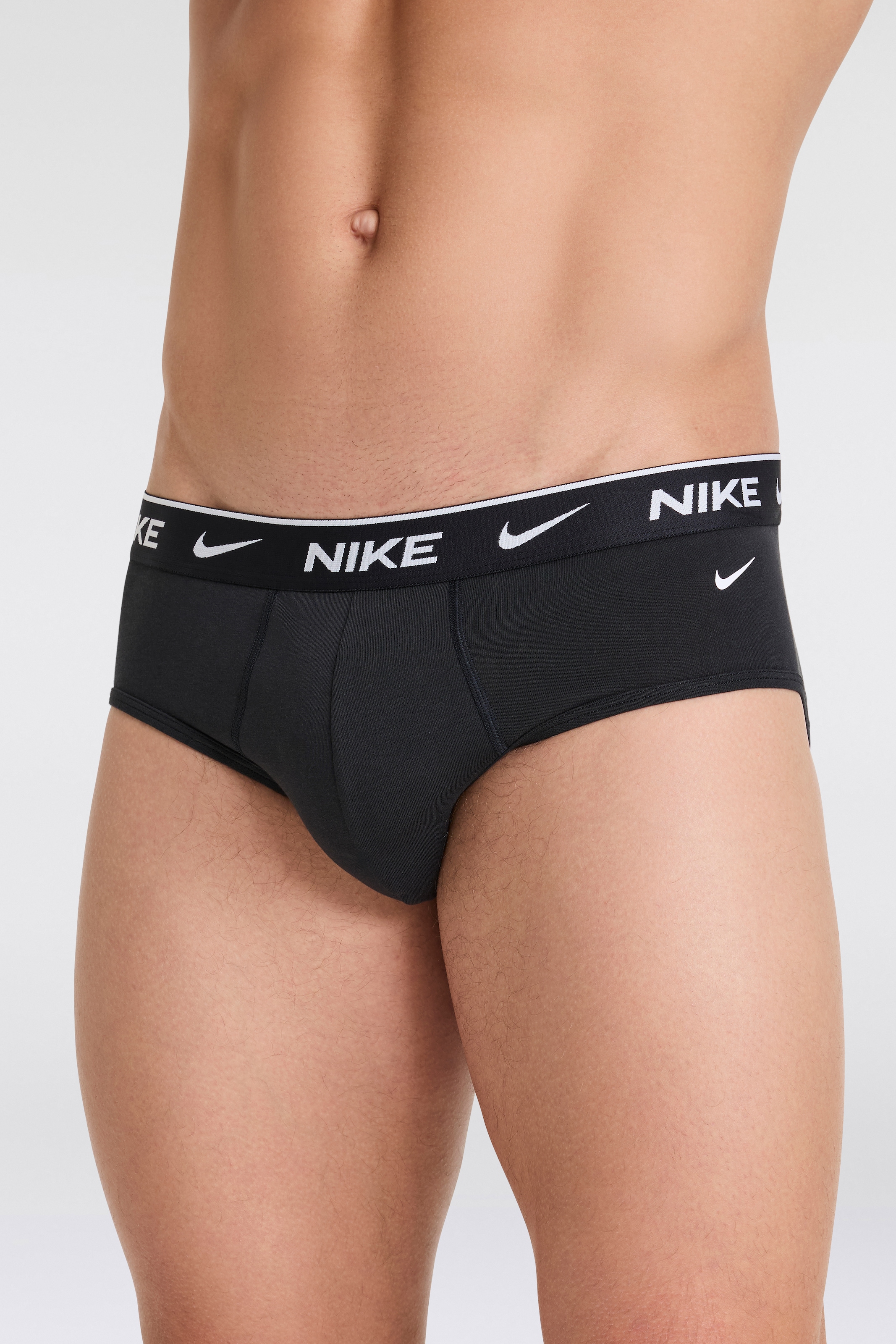 NIKE Underwear Hipster »BRIEF 3PK« Packung, 3er, 3 Stk. mit Logo-Elastikbund