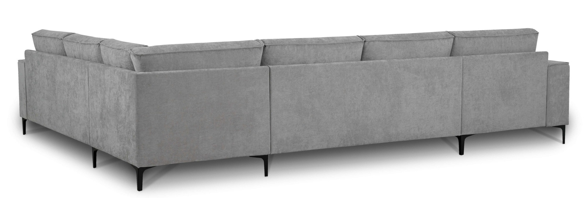 OTTO home Wohnlandschaft »OLAND U-Form, XXL, B: 342 cm, Skandi-Design« Skandi-Design in Struktur, Flachgewebe, Luxus-Microfaser, Boucle