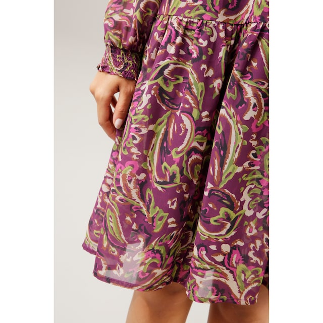 Aniston CASUAL Blusenkleid, mit farbenfrohem, graphischem Druck bei ♕