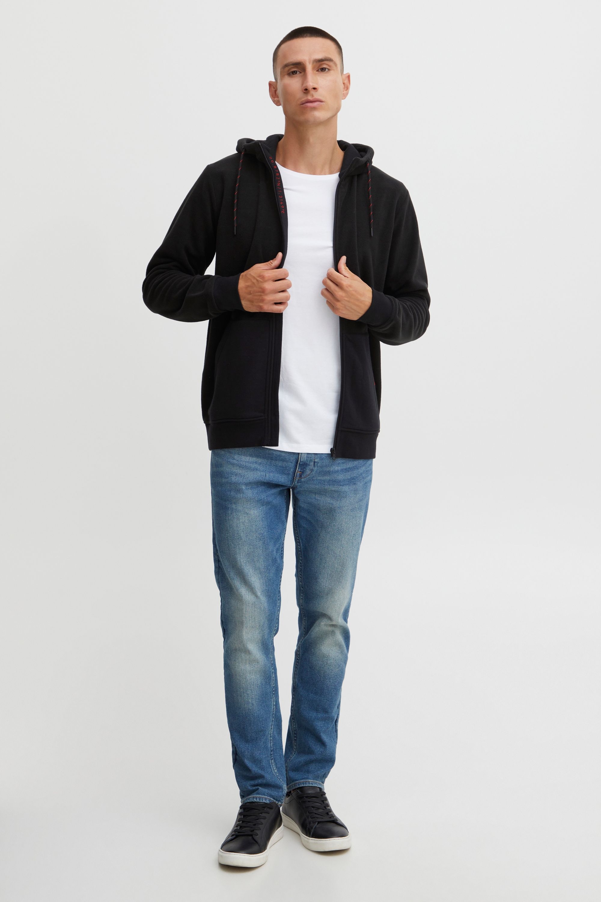 Indicode Fleecejacke »Fleecejacke IDLando«, mit Kapuze